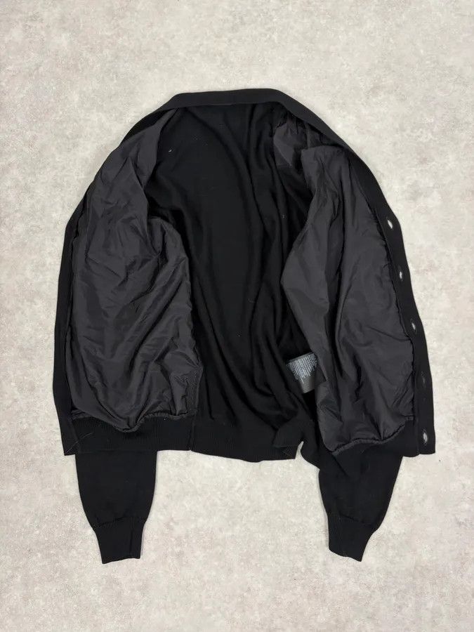 Prada SS2014 Prada Hybrid Black Minimalist Cardigan Size US XS / EU 42 / 0 - 8 Thumbnail