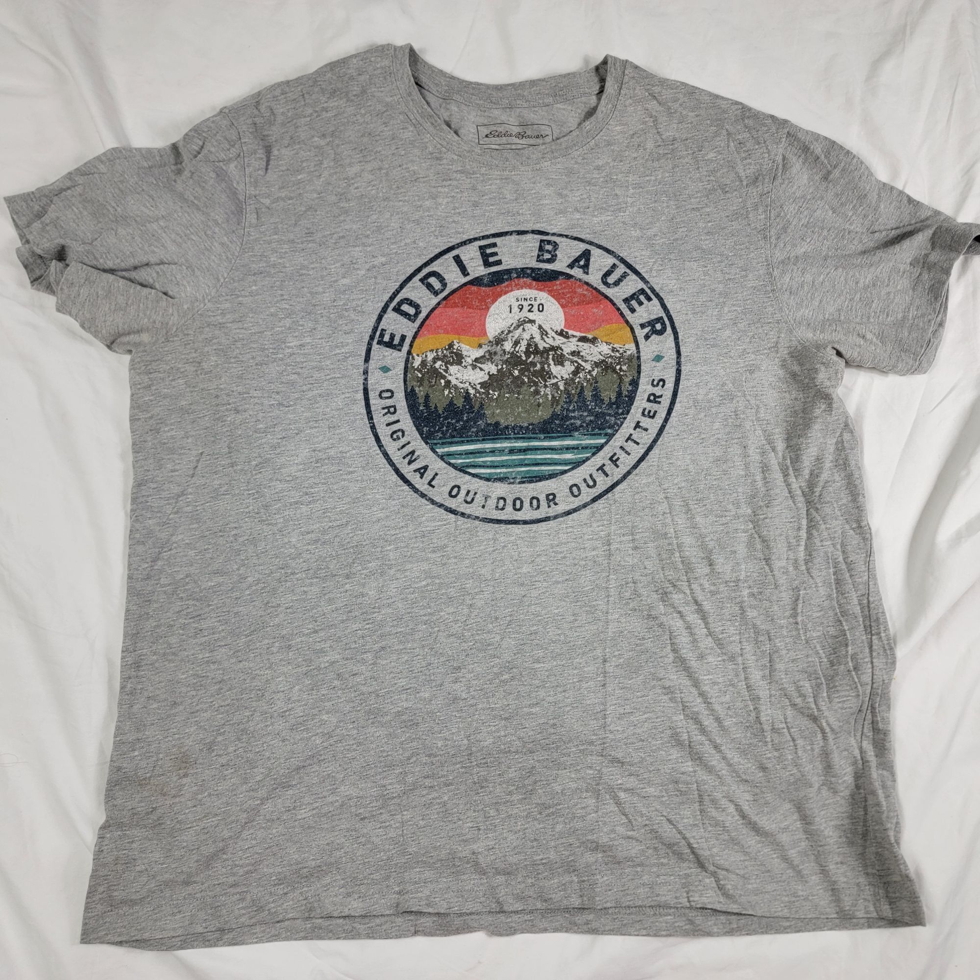 Eddie Bauer Eddie Bauer Mens XL Gray Shirt Original Outdoor Outfitters G Size US XL / EU 56 / 4 - 1 Thumbnail