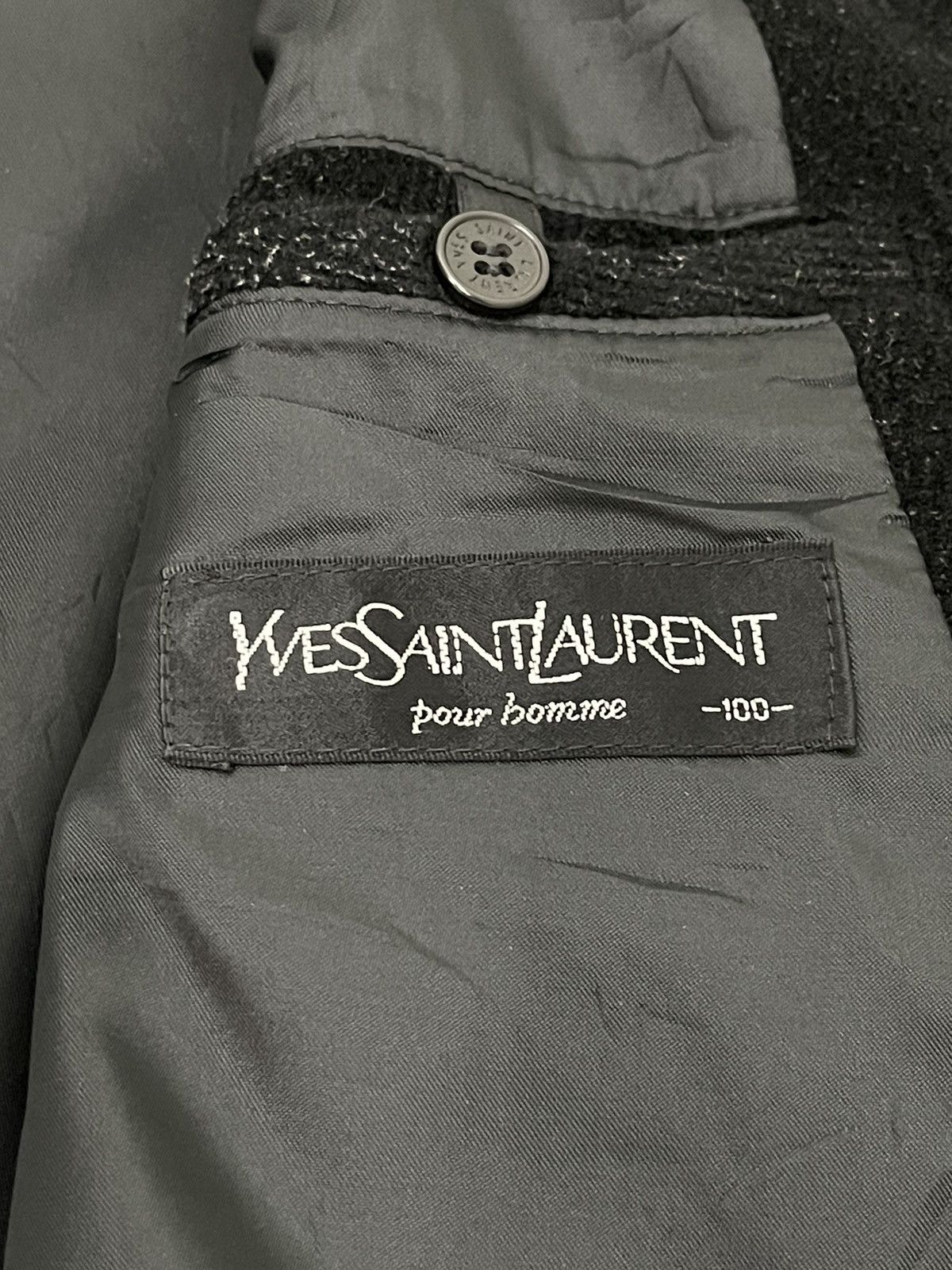 Yves Saint Laurent YSL Polar Fleece Midi Over Coat Vtg Yves Saint Laurent 5🟩6 Size US L / EU 52-54 / 3 - 17 Thumbnail