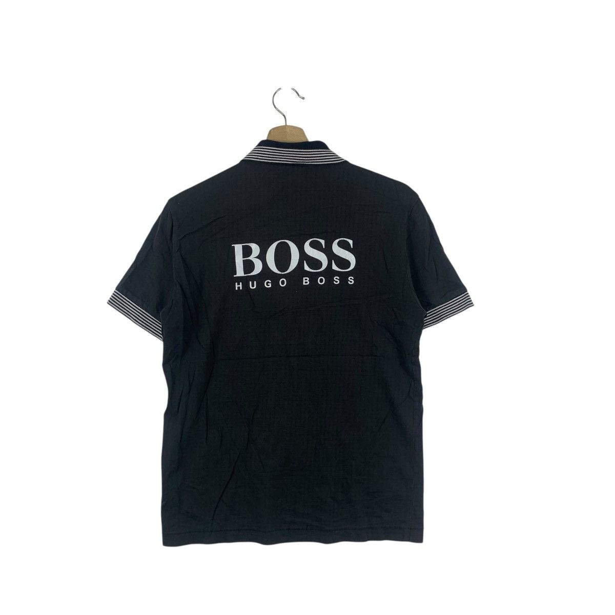 Hugo Boss Vintage HUGO BOSS Baseball Collection Twin Tipped Polo Tee Size US S / EU 44-46 / 1 - 7 Thumbnail