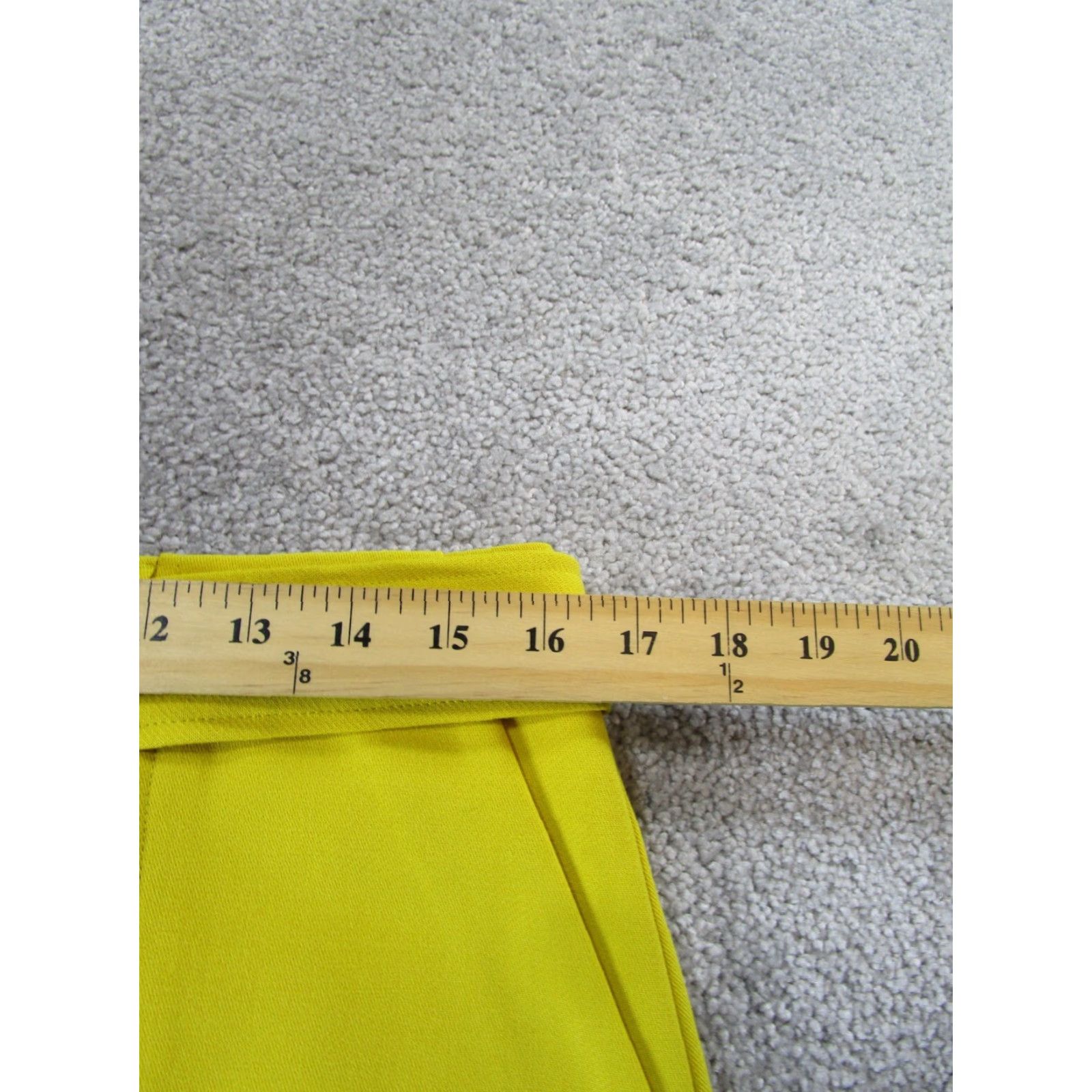 Loft VINTAGE LOFT Skirt Womens 8 Short A-Line Yellow Belted Brand LOFT 8 Yellow Womens Modern Casual Business Party New w Defects Size 30" / US 8 / IT 44 - 5 Thumbnail