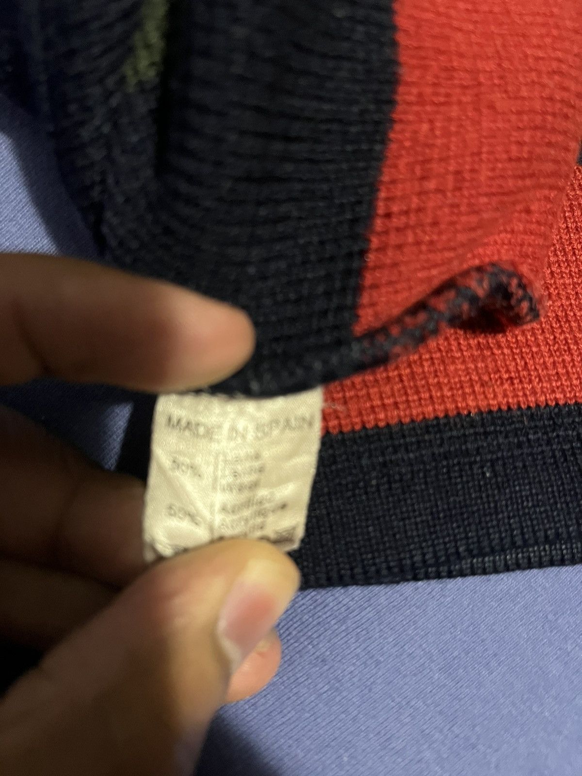 Lacoste VINTAGE LACOSTE KNIT RUGBY POLO Size US L / EU 52-54 / 3 - 3 Thumbnail