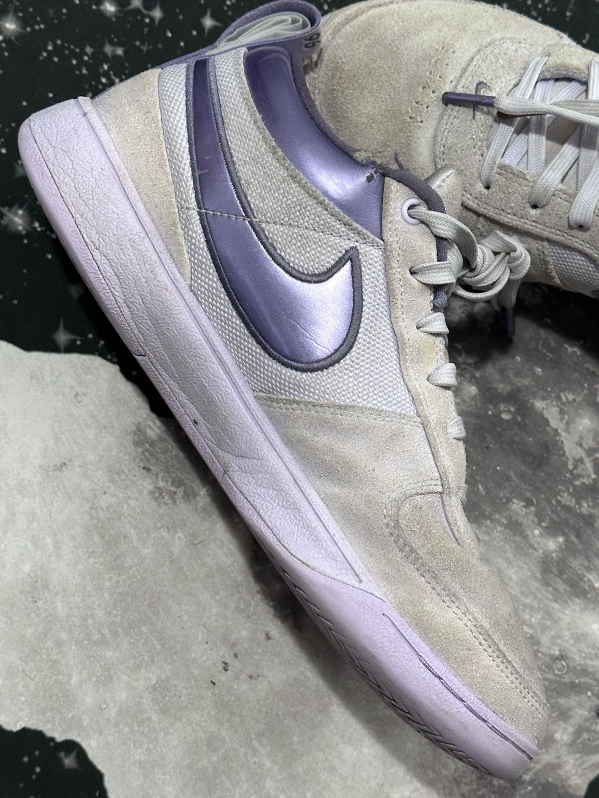 Nike Nike Mens Book 1 Barely Grape Sneakers Size 10 Size US 10 / EU 43 - 2 Thumbnail