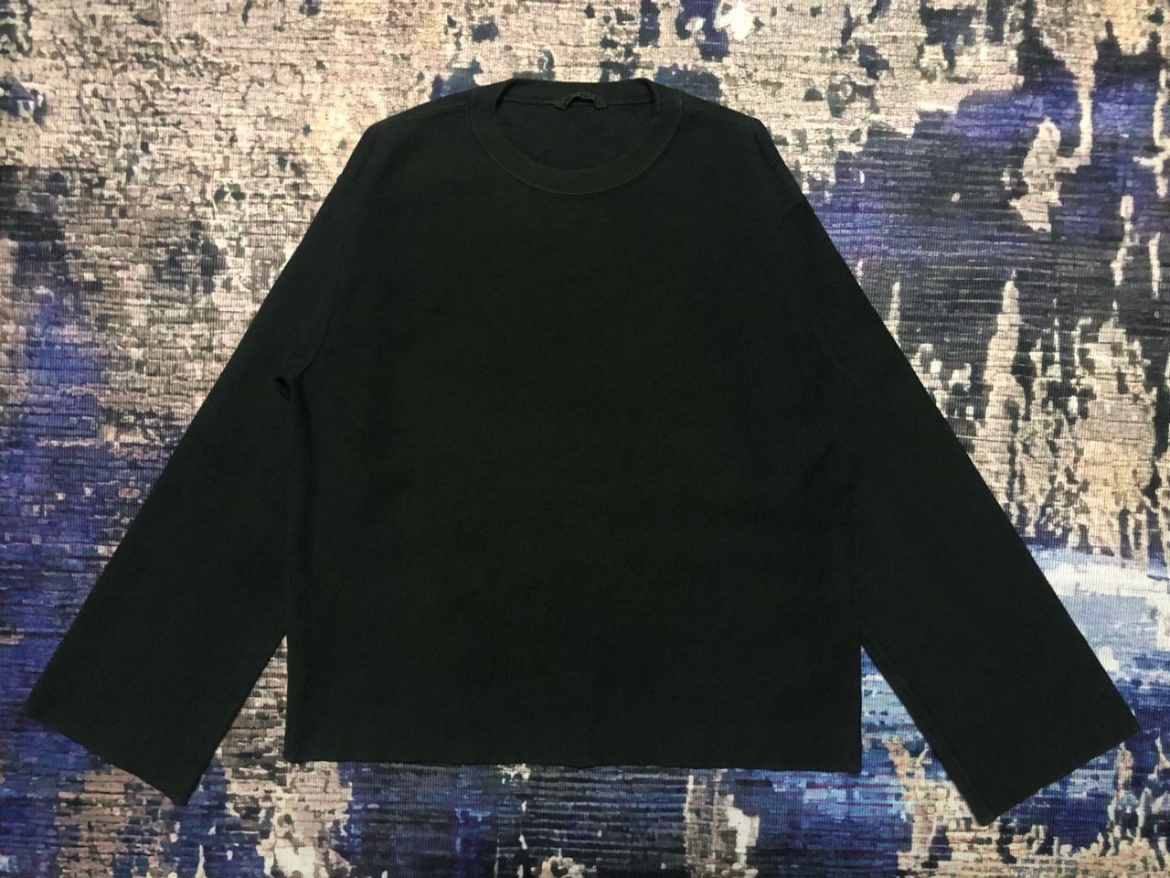 Auralee 19AW Super Milled Sweat Cup Off Sweatshirt Size 0