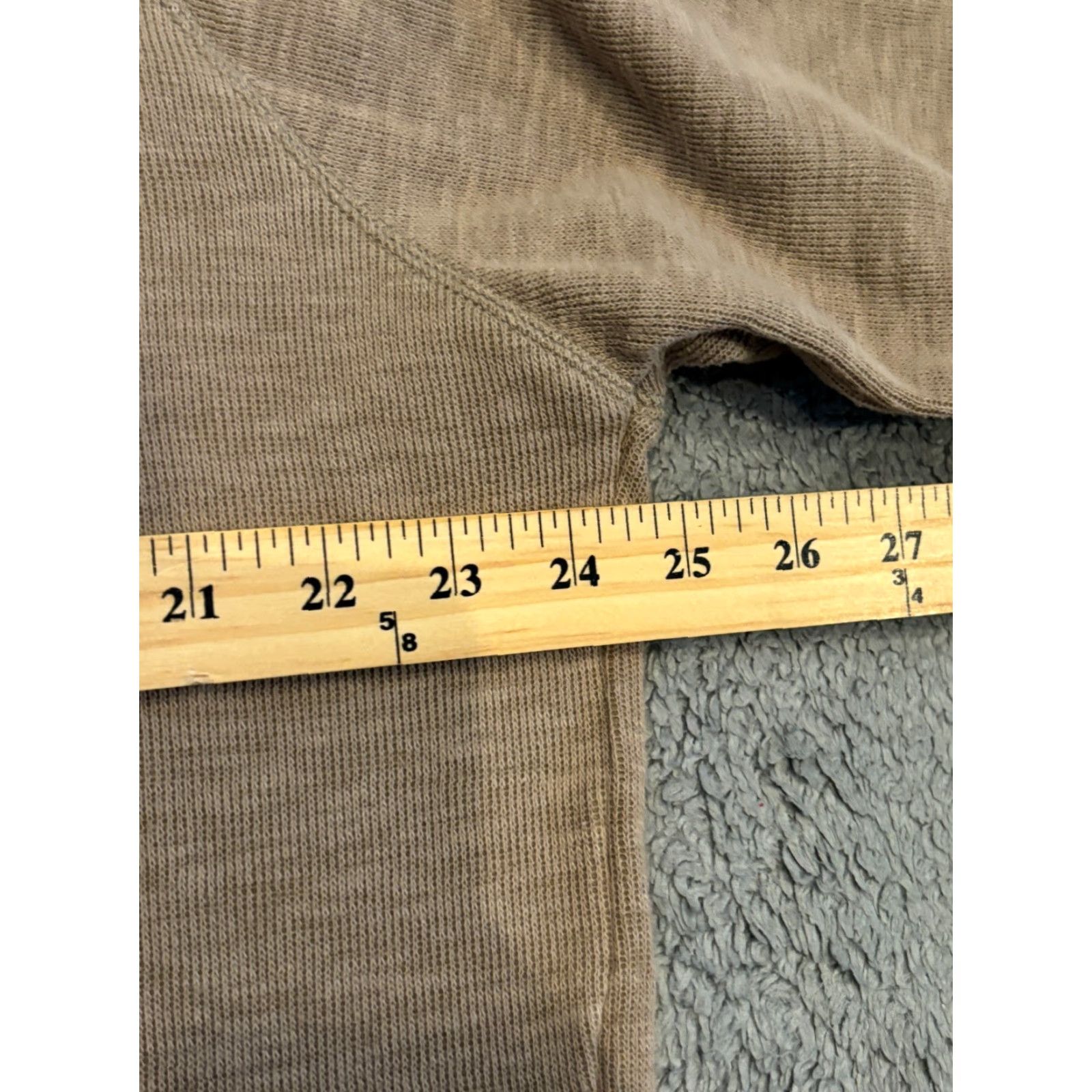 Banana Republic VINTAGE Banana Republic Sweater Mens XL Brown Crewneck Thermal Waffle Knit Long Sleeve Size US XL / EU 56 / 4 - 3 Thumbnail