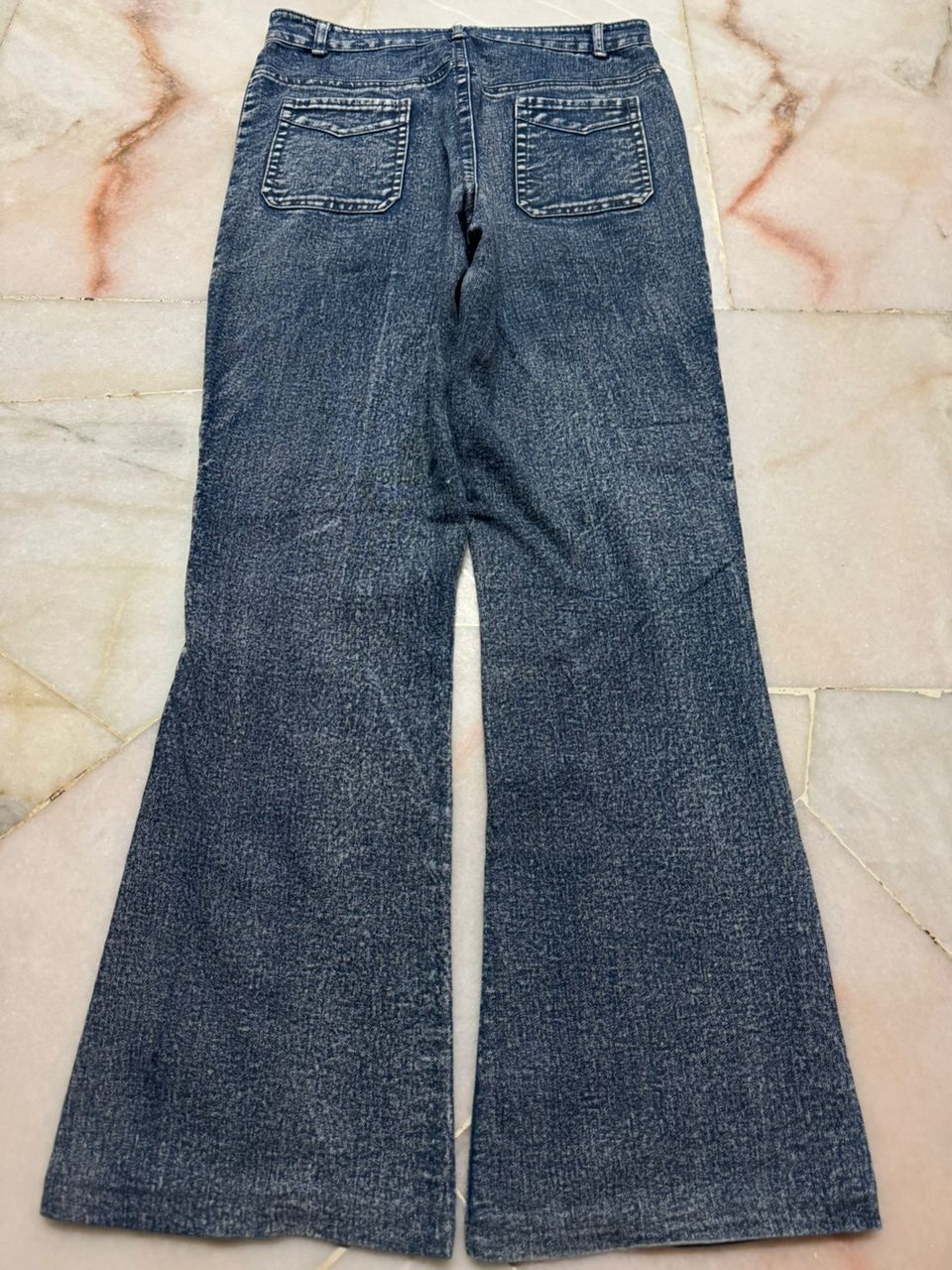 Tornado Mart 💥Bell Bottom💥Vintage Japanede Flared Washed Punk Jeans Size US 27 - 12 Thumbnail