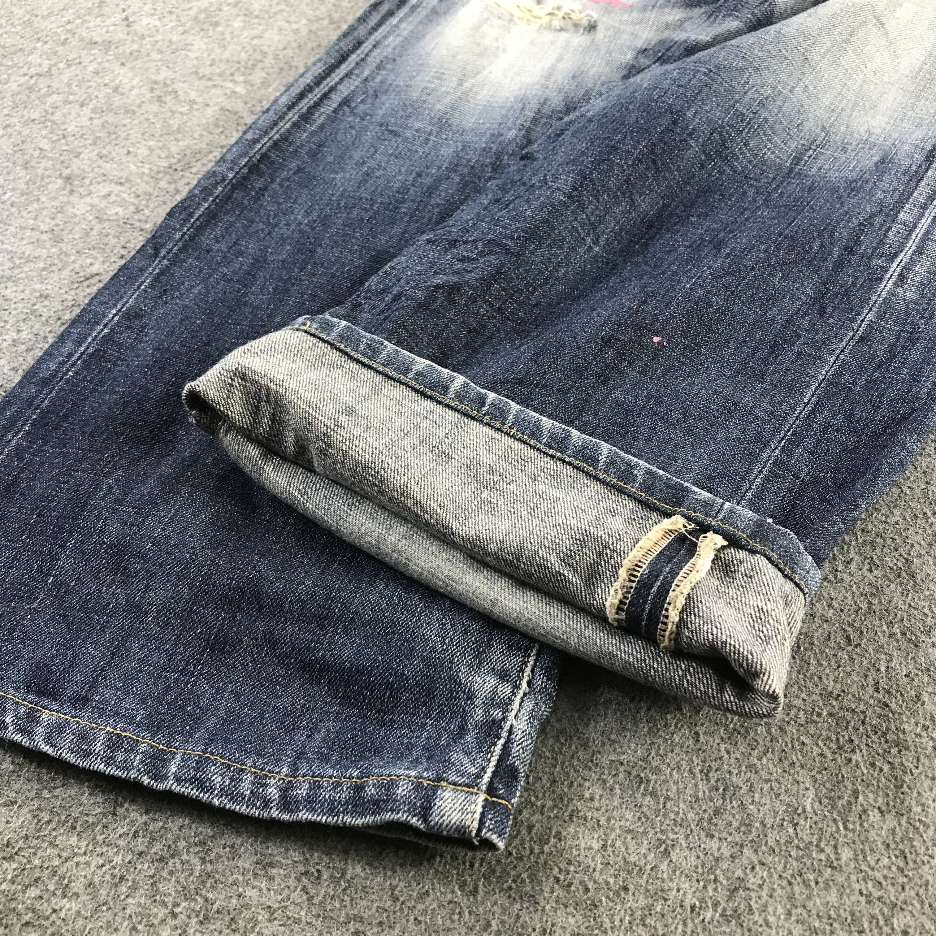 Levi's Vintage Levis 553 Jeans Faded Blue Denim KJ3393 Size US 31 - 7 Thumbnail
