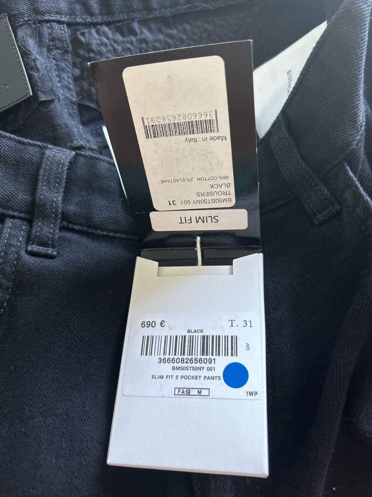Givenchy Givenchy distressed black jeans Size US 31 - 10 Thumbnail