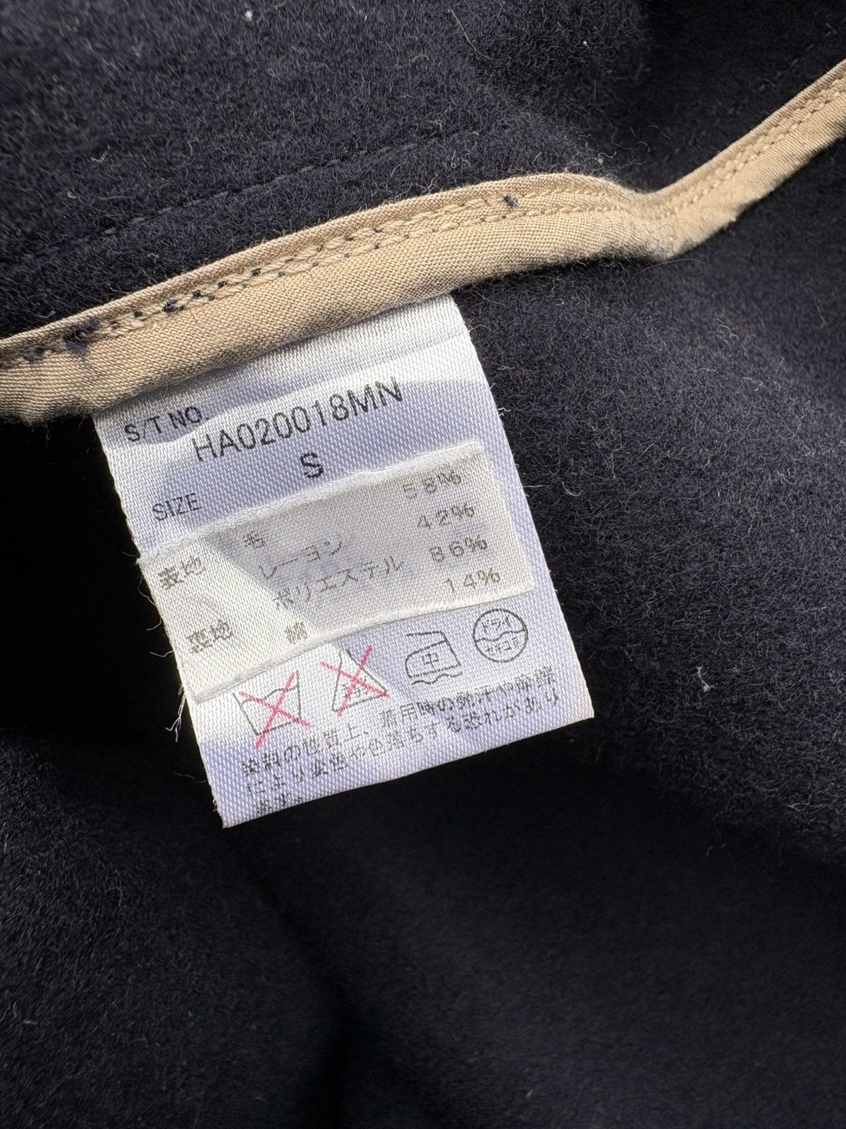 HARE Hare Japan Dark Blue Heavy Button Shirt Size US S / EU 44-46 / 1 - 6 Thumbnail