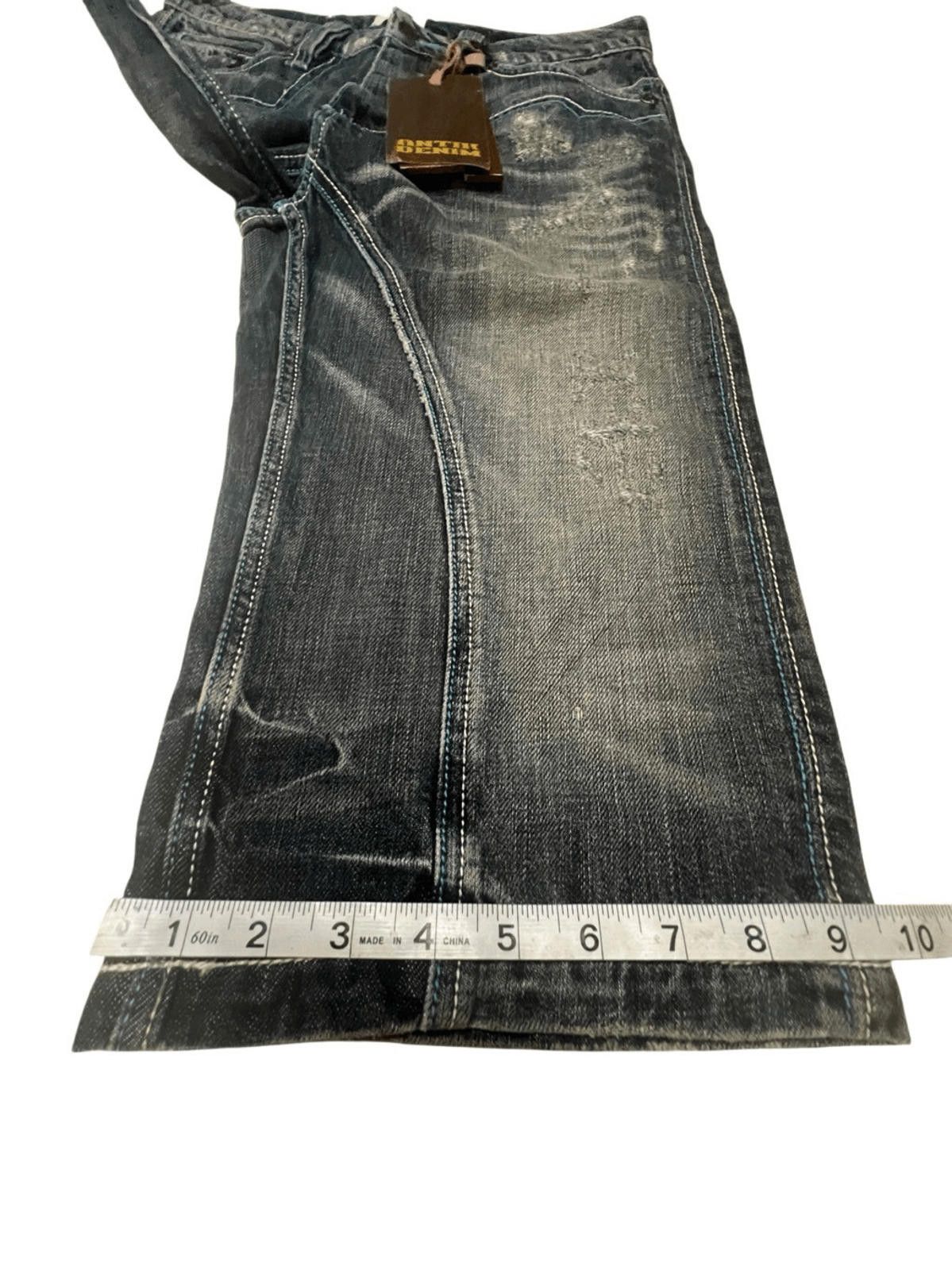 Antik Denim ANTIK Denim Button Fly embroidered Capri jeans Sz 29 NWT Size 29" - 9 Thumbnail