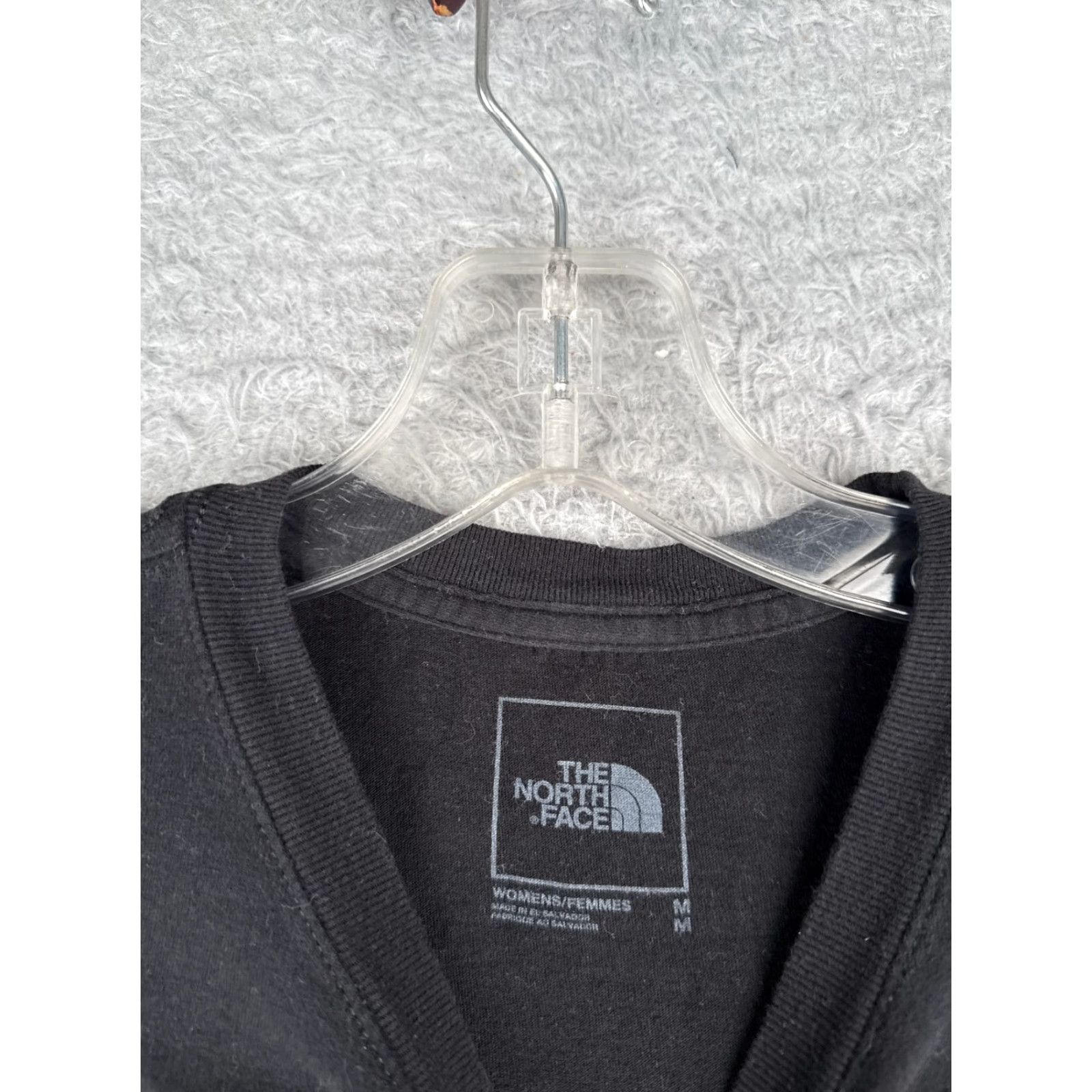 The North Face The North Face Shirt Women Medium Black Crop Short Sleeve Crew Neck Cotton Blend Size M / US 6-8 / IT 42-44 - 7 Thumbnail
