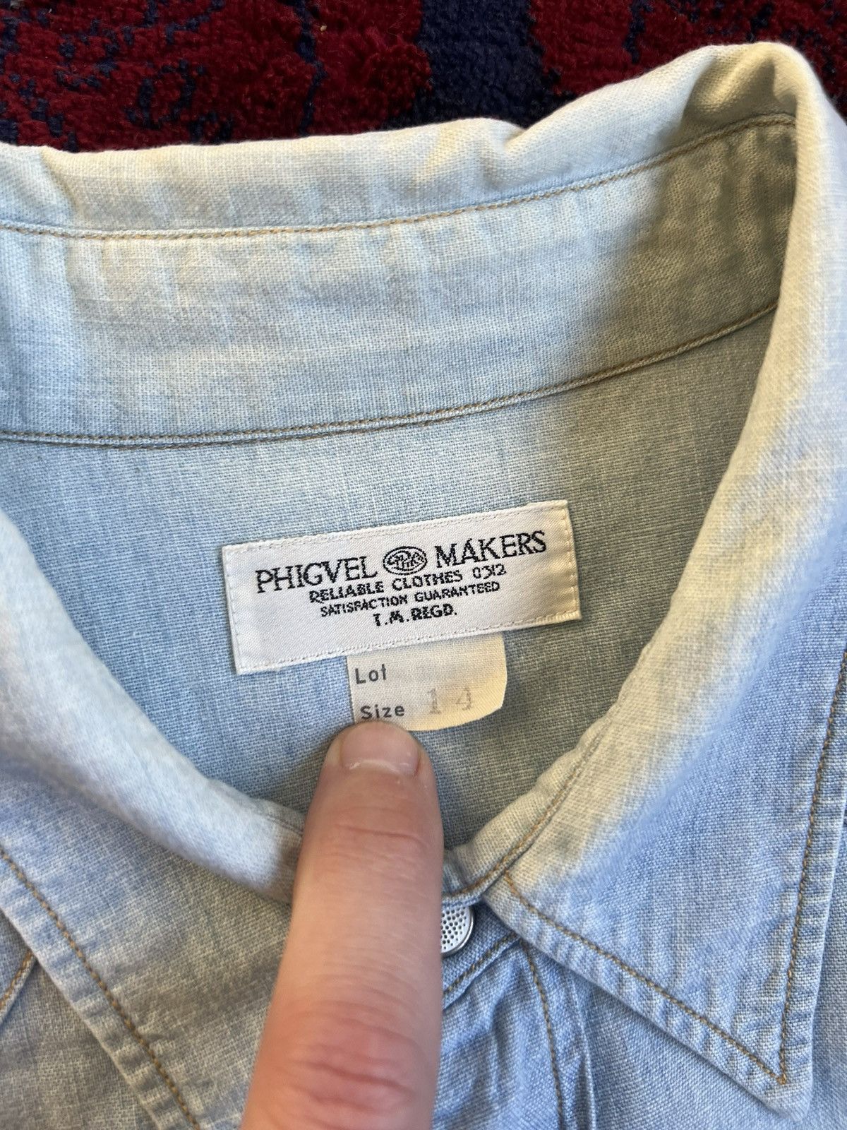PHIGVEL MAKERS & Co. Phigvel Western Snap Shirt Size US S / EU 44-46 / 1 - 2 Thumbnail