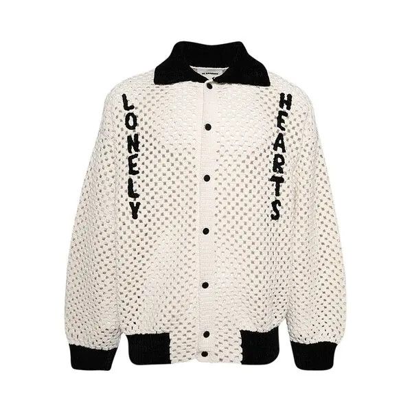 Jil Sander o1loc1c0426 Long Sleeve Cardigan in White Size US M / EU 48-50 / 2 - 1 Preview