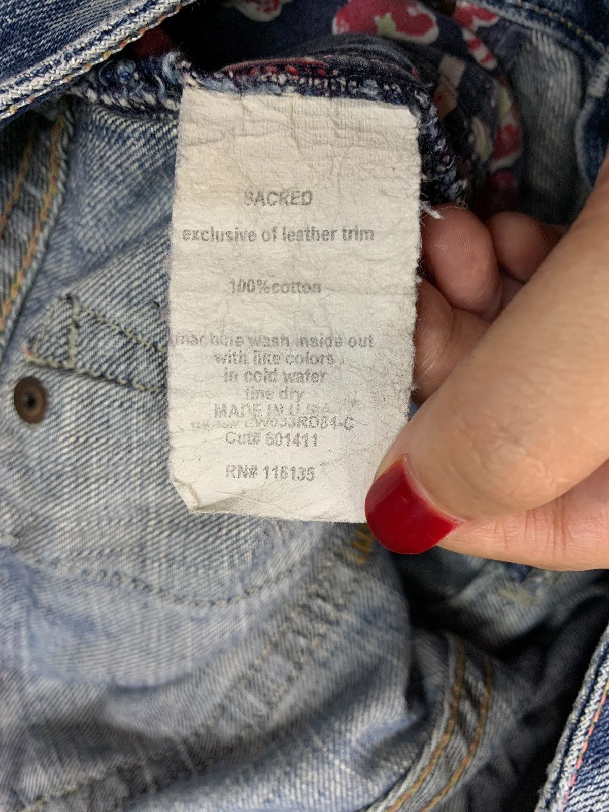Hysteric Glamour × Japanese Brand Vintage Japanese Brand Faded Wash Distressed Flare Jeans Size 28" / US 6 / IT 42 - 9 Thumbnail