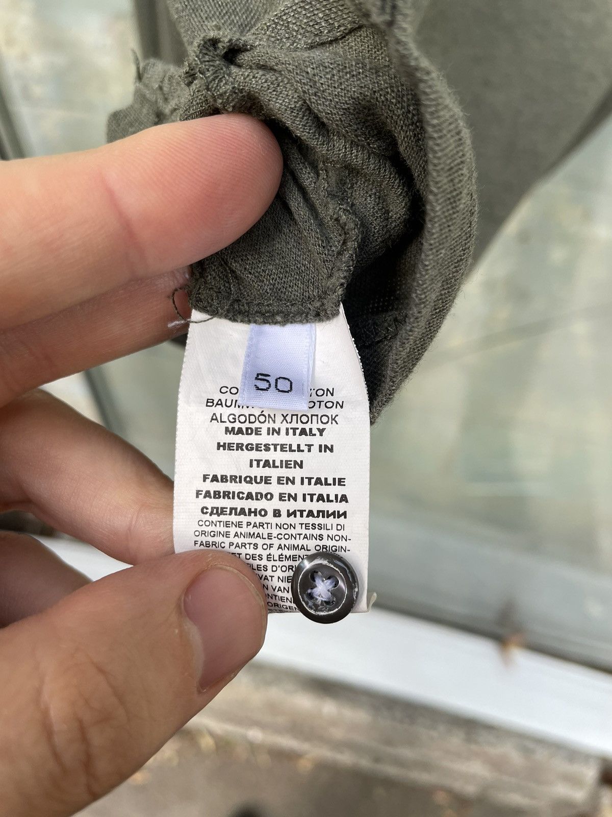 Gran Sasso Gran Sasso Gray Japanese Long Sleeve Size US M / EU 48-50 / 2 - 6 Thumbnail