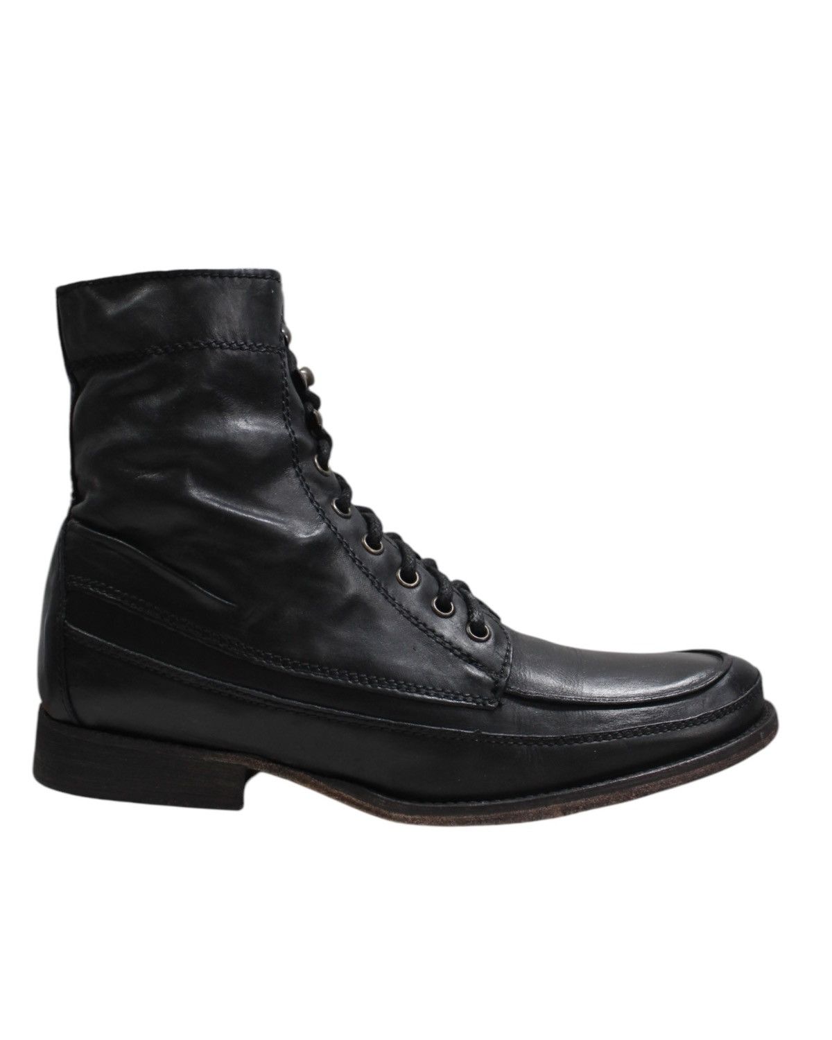 Vintage 2000S GBX ELITE LEATHER LACE UP BOOTS Size US 9 / EU 42 - 4 Thumbnail