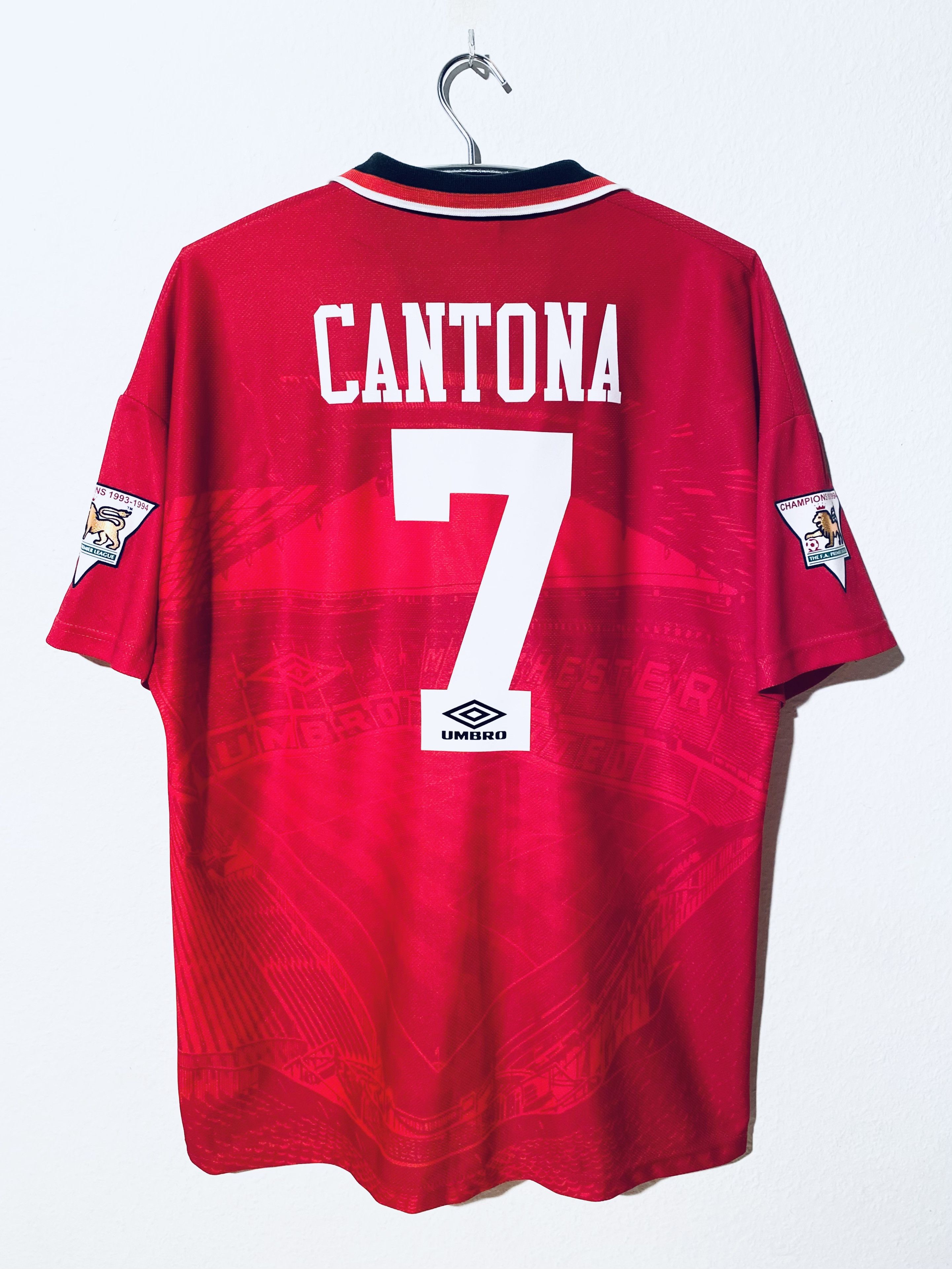 Umbro Manchester United Stadium Home Jersey Shirt 1994 - 1996 Size US XL / EU 56 / 4 - 1 Thumbnail
