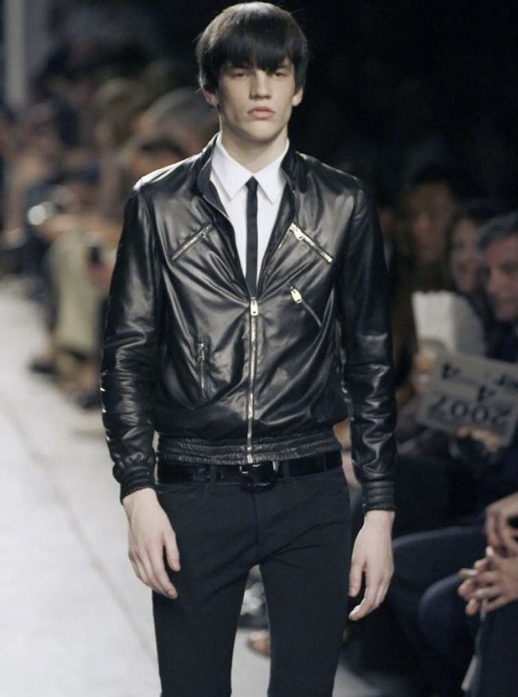 絶版‼️ HEDI SLIMANE 2007 Dior × Hedi Slimane Dior Runway SS07 Hedi Slimane Leather