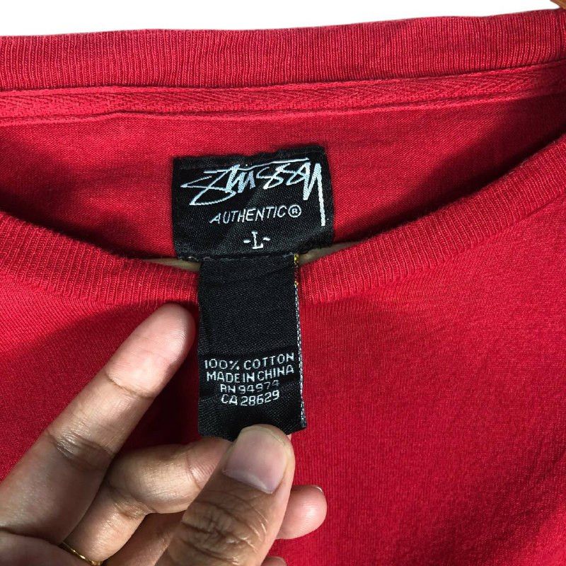 Stussy Vintage "Stussy" Increase The Peace Long Sleeve T-Shirt Size US L / EU 52-54 / 3 - 6 Thumbnail