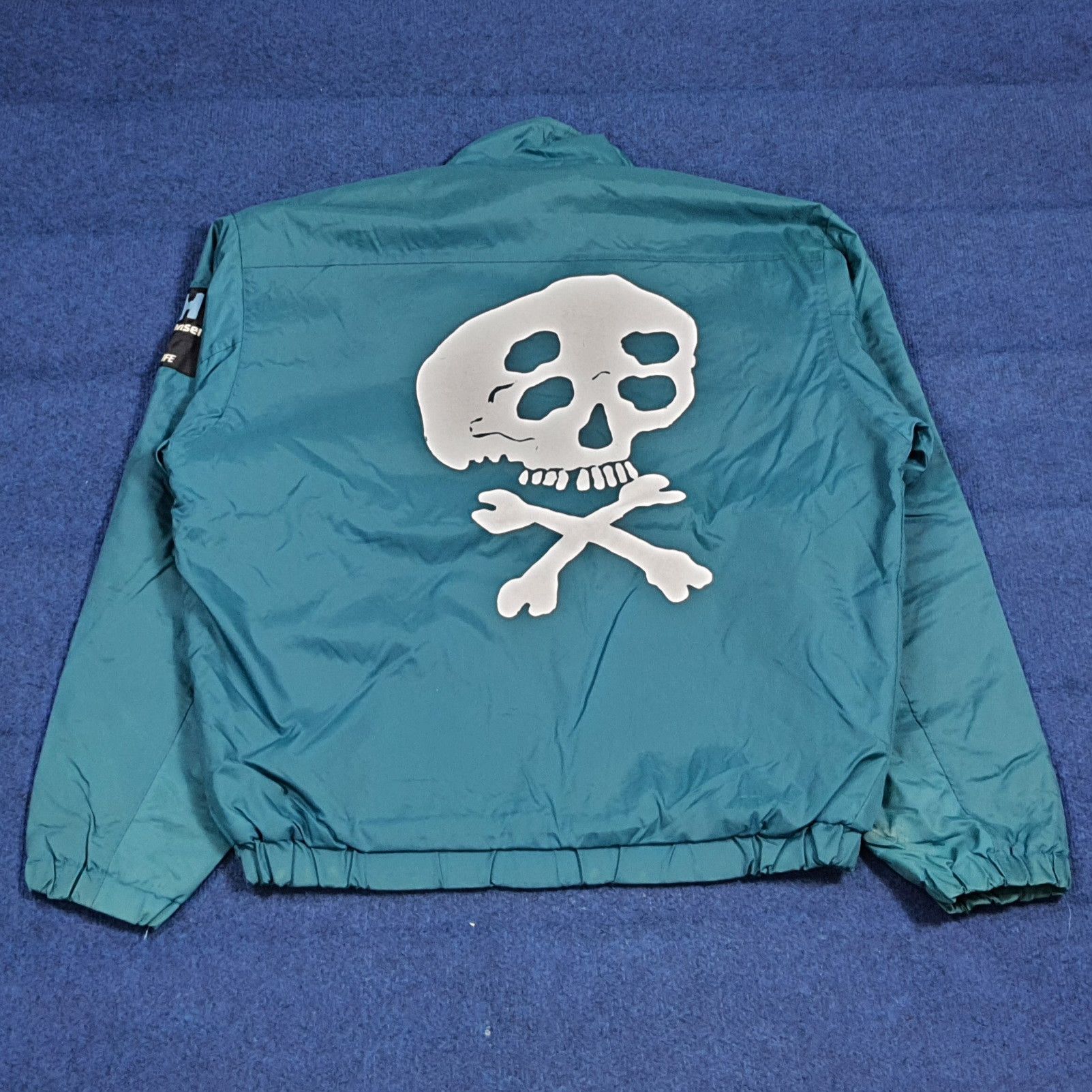 Helly Hansen Vintage Helly Hansen Fleece Custom Skull Logo Jacket C286N23 Size US XL / EU 56 / 4 - 1 Thumbnail