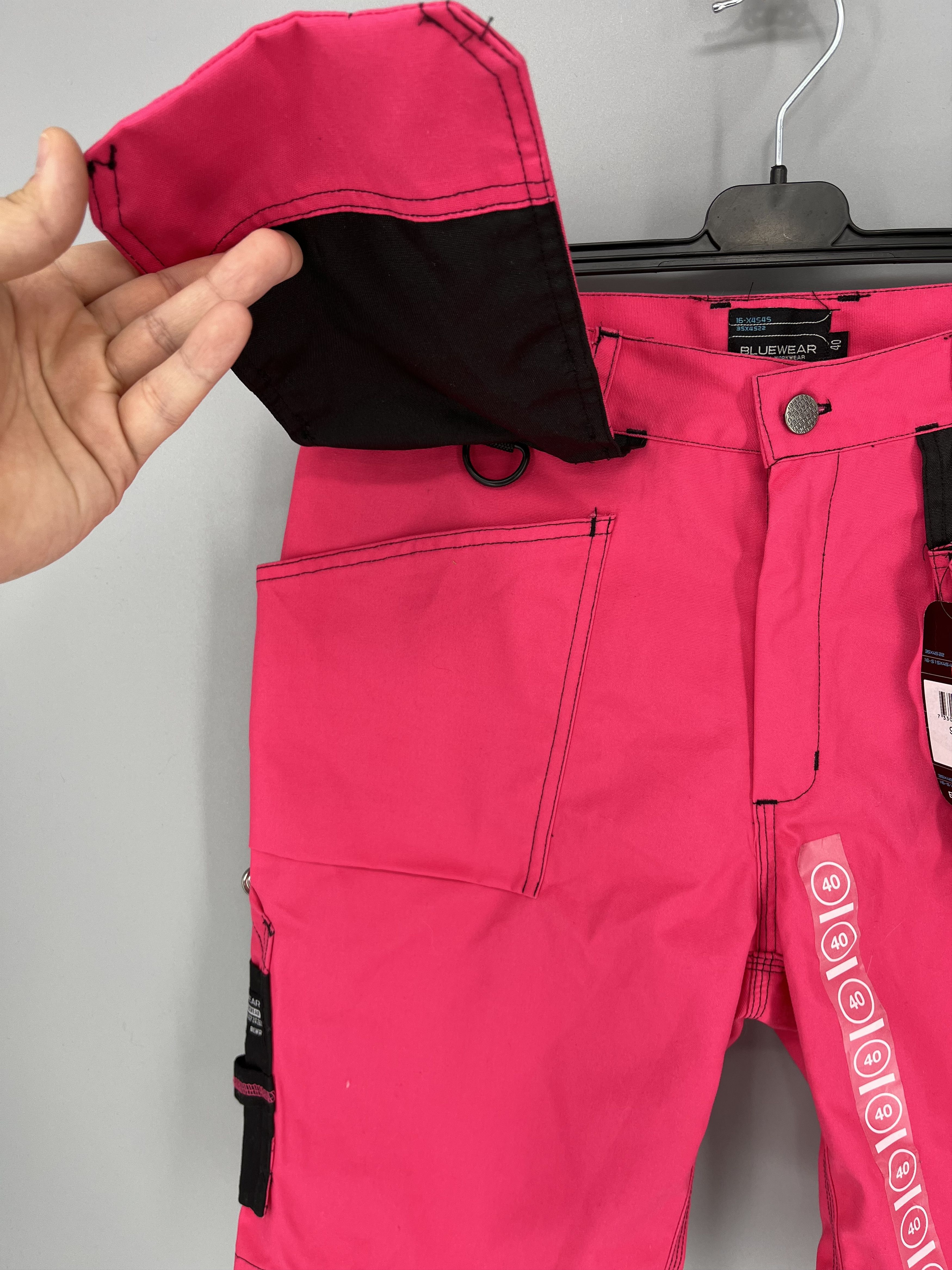 Global Work Bluewear Rough Workwear Holster Cargo Multi Pocket Shorts Size US 32 / EU 48 - 4 Thumbnail