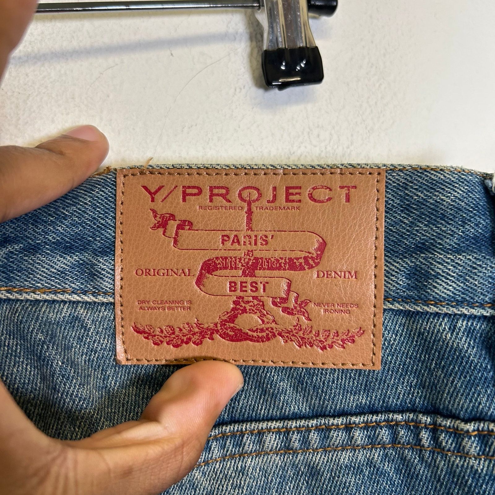Y/Project Y/Project Lightwash Cowboy Chaps Jeans Size US 33 - 3 Thumbnail