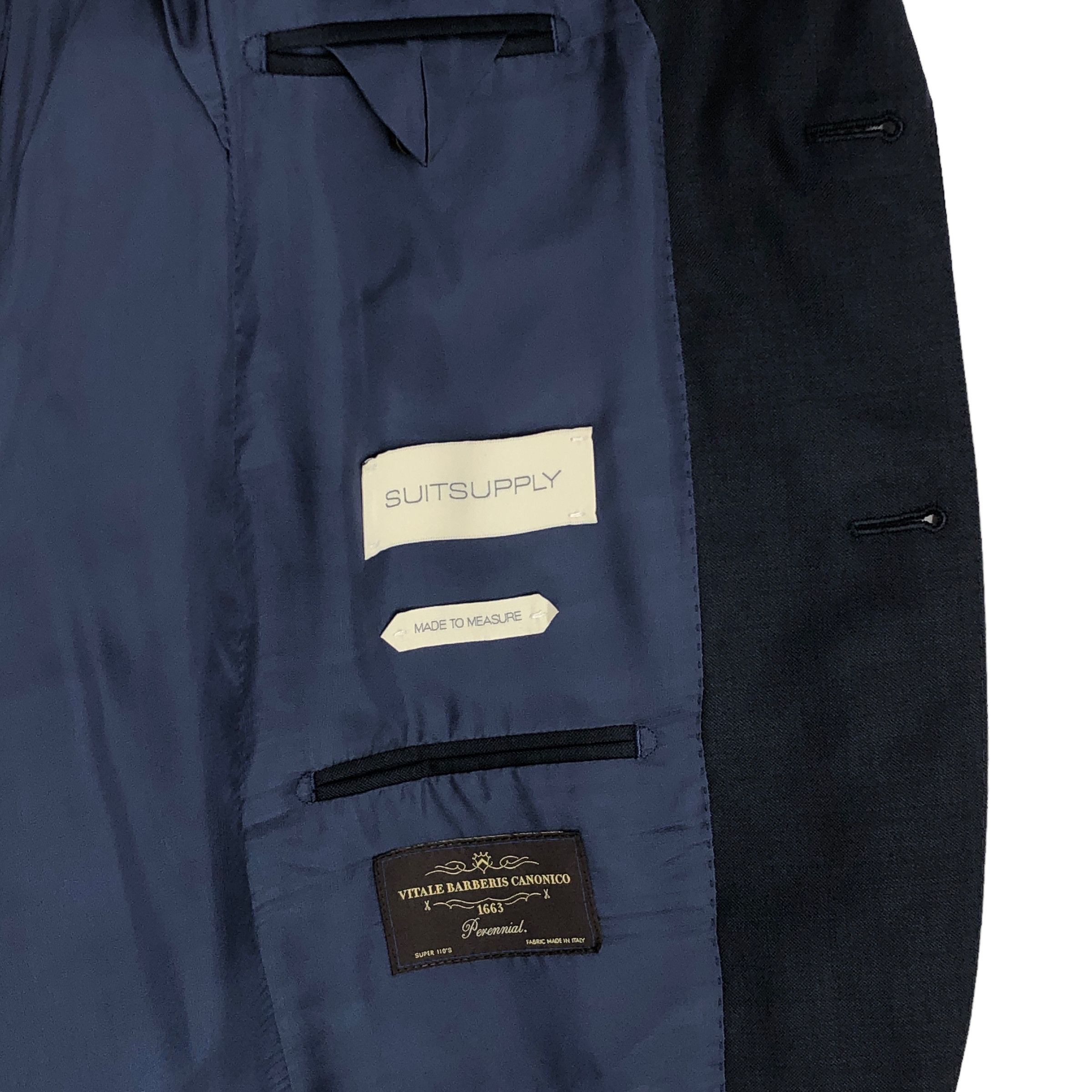 Suitsupply SUITSUPPLY Lazio Wool Formal Suit EU:42; UK/US:32 - W28 L30 Size 34R - 10 Thumbnail