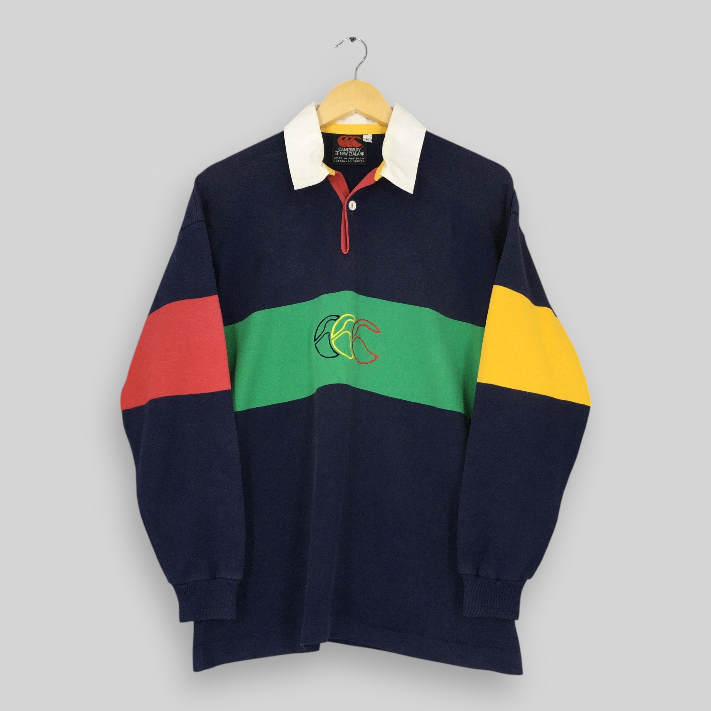Canterbury of New Zealand Vintage Canterbury Of New Zealand Striped Rugby Shirt Medium Size US M / EU 48-50 / 2 - 1 Thumbnail