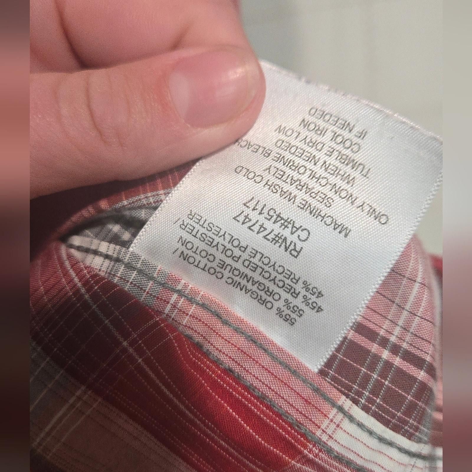 Redhead RedHead Wrinkle-Free Plaid Short-Sleeve Button-Down Shirt Size US L / EU 52-54 / 3 - 4 Thumbnail