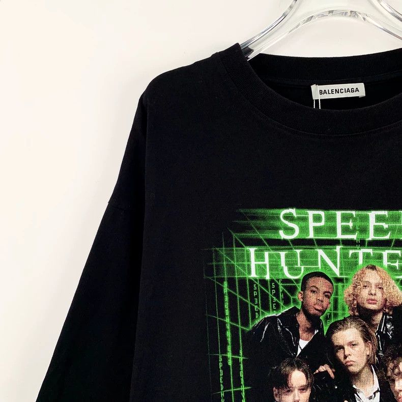 Other Balenciaga Black figure print cotton crew neck short-sleev Size US M / EU 48-50 / 2 - 3 Thumbnail