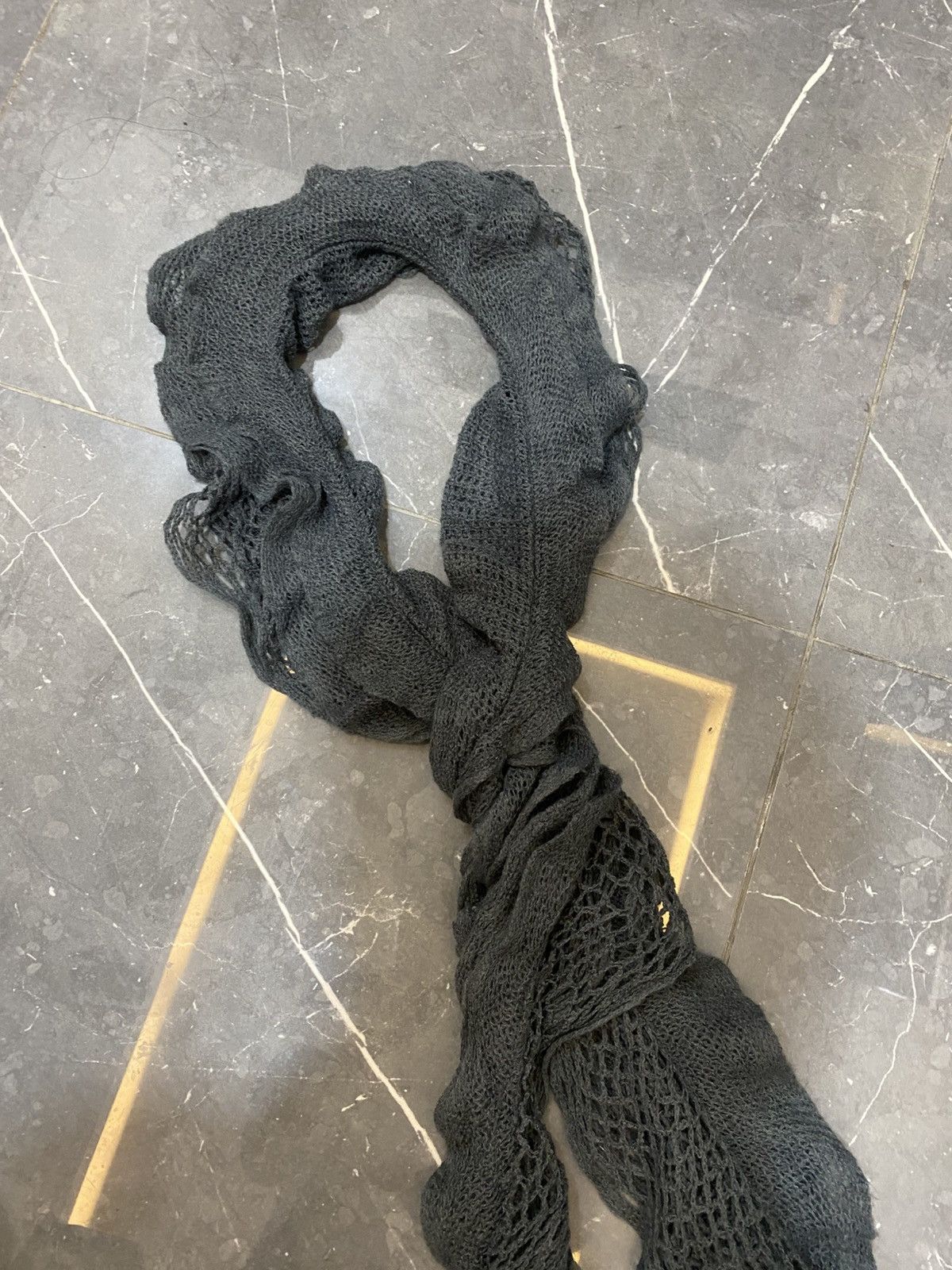 If Six Was Nine Japanese scarf long knitted kmrii goa avantgarde Size ONE SIZE - 5 Thumbnail