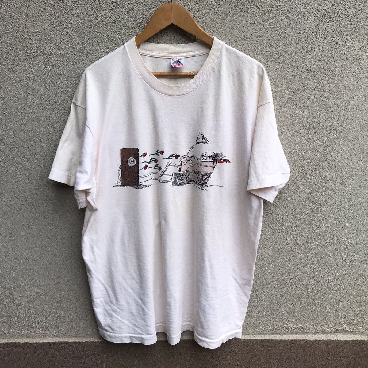 Band Tees Vintage rare 90s GRATEFUL DEAD maxell parody Size US XL / EU 56 / 4 - 1 Thumbnail