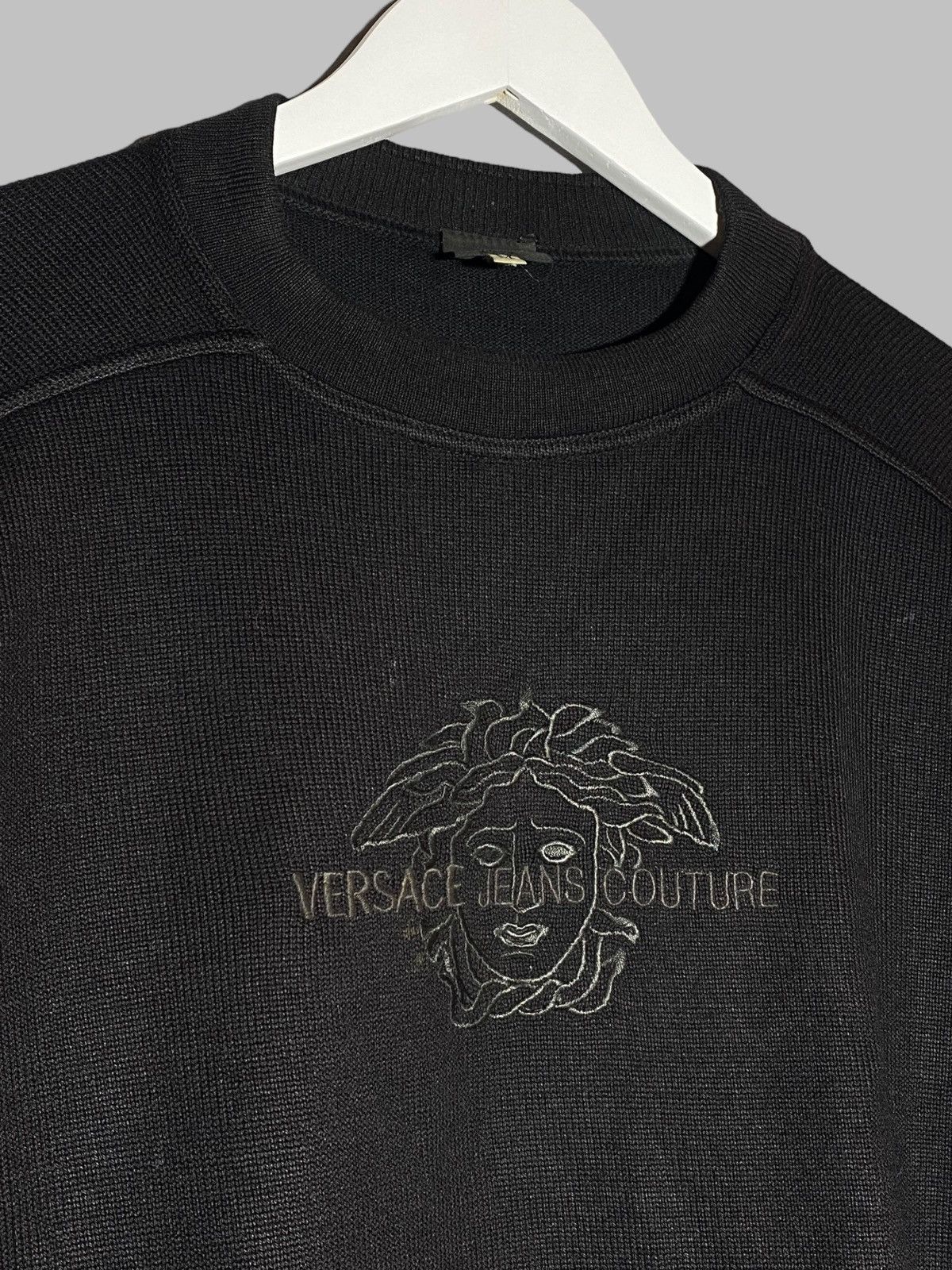 Versace Jeans Couture Versace Jeans Couture Knit Sweater Black Size US M / EU 48-50 / 2 - 3 Thumbnail