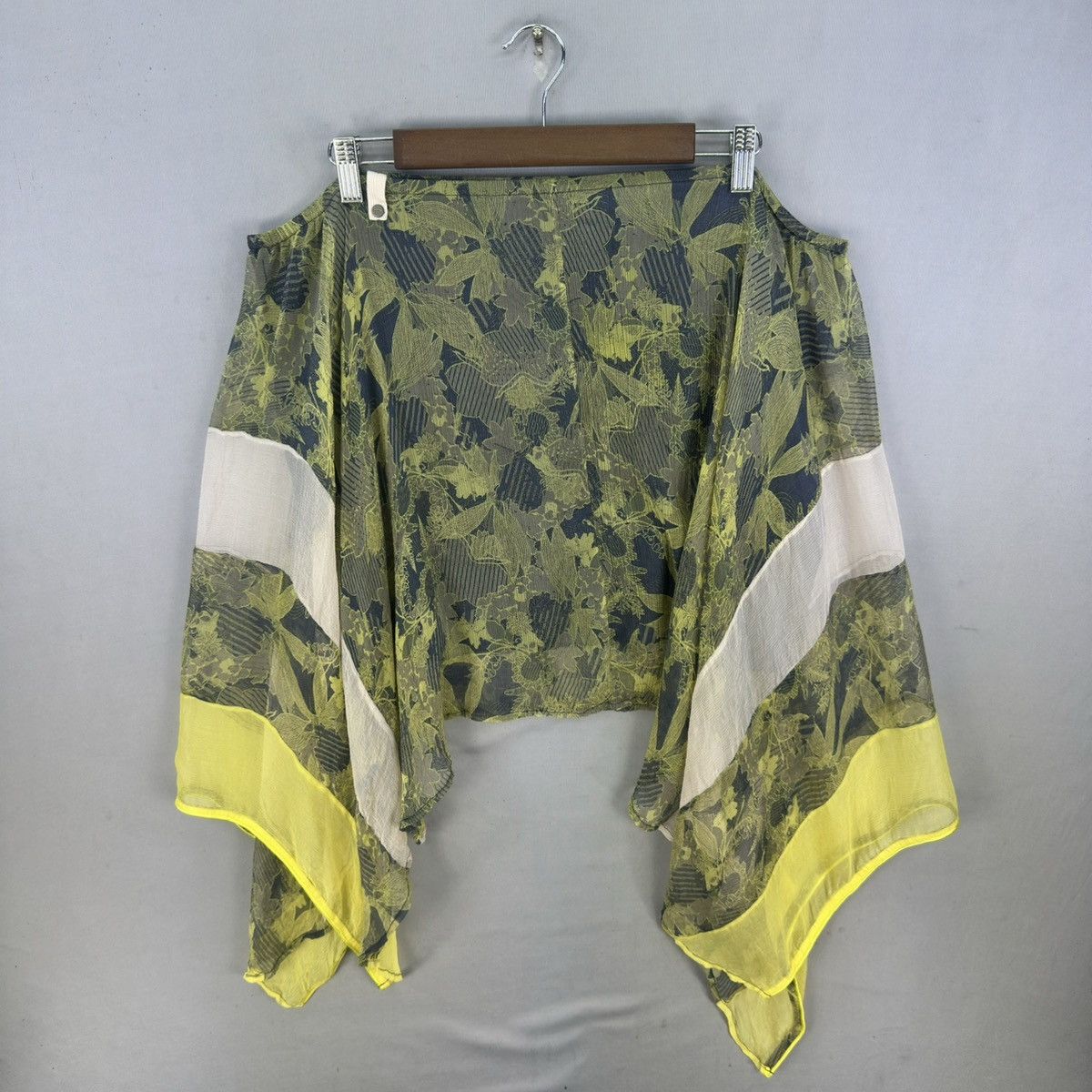 Diesel Diesel Sheer Silk Asymmetrical Cape/Skirt Size ONE SIZE - 1 Thumbnail