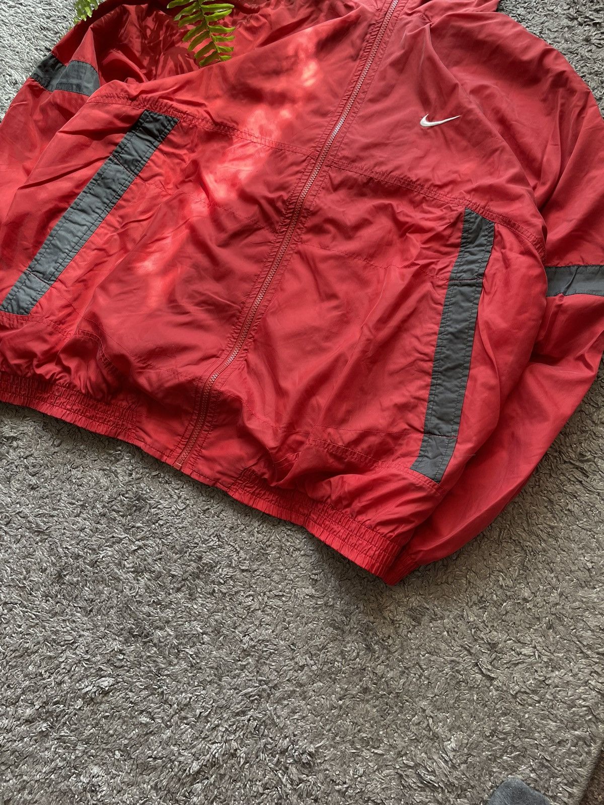Nike × Vintage 90s Nike Vintage Jacket Streetwear Rare Big Logo Swoosh Size US XL / EU 56 / 4 - 15 Thumbnail