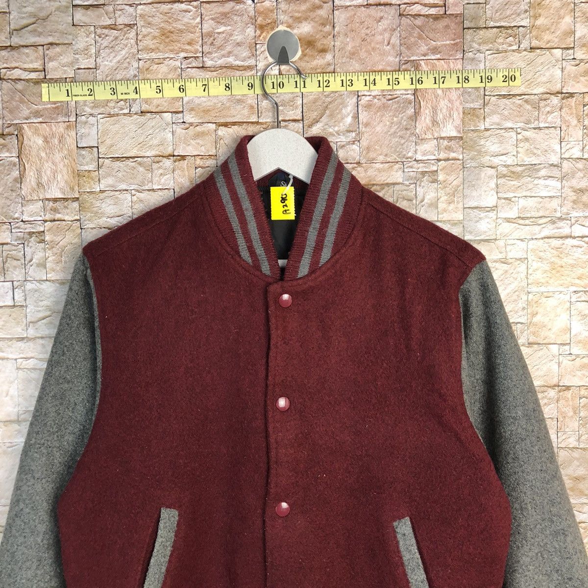 Japanese Brand Japanese Brand Maroon Varsity Jacket #A290 Size US S / EU 44-46 / 1 - 2 Thumbnail