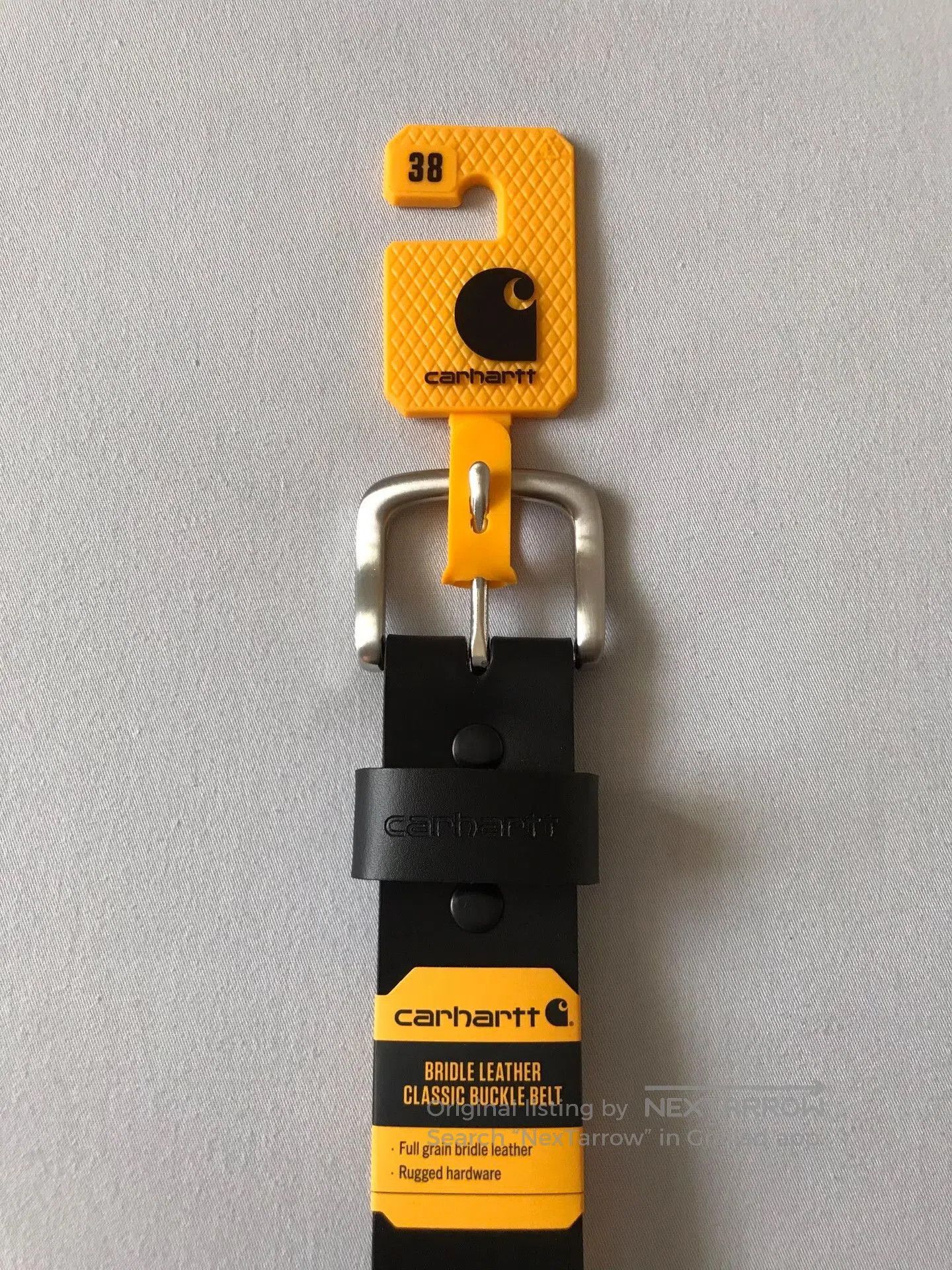 Carhartt Carhartt Black Harness Leather Belt W38. Size ONE SIZE - 1 Thumbnail