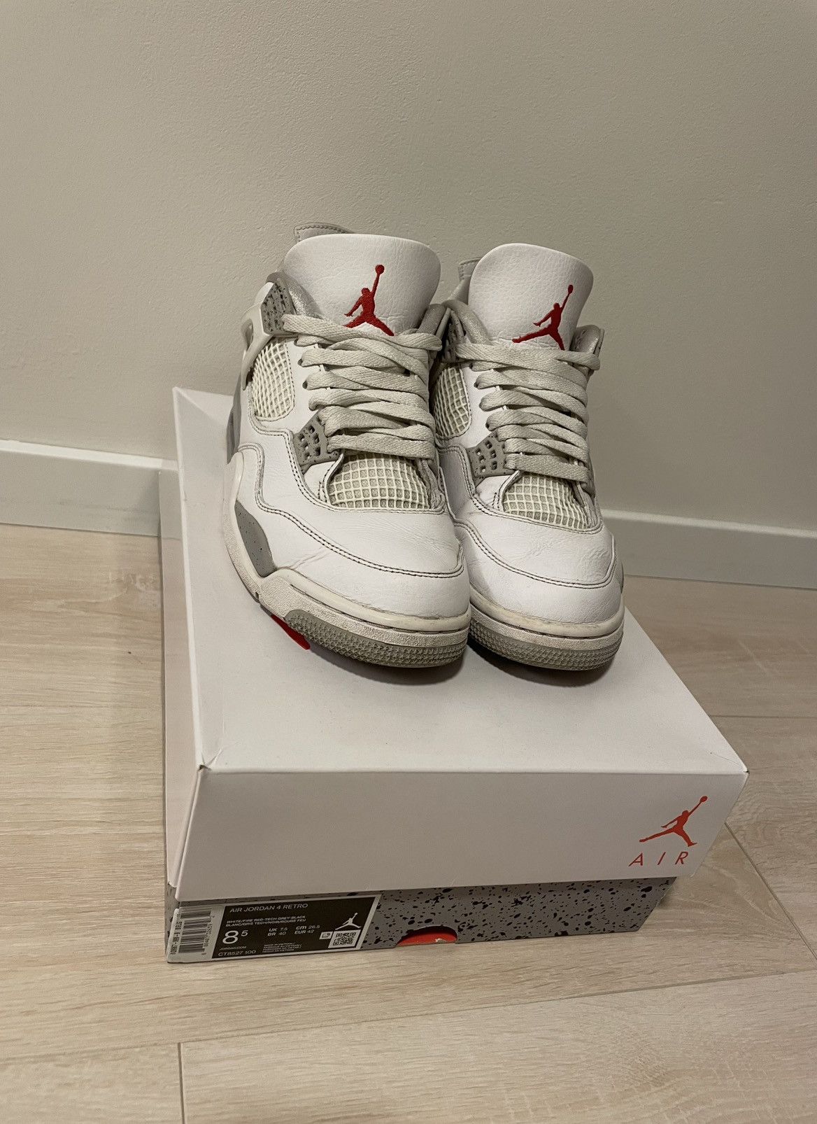 Other Air Jordan 4 Retro Oreo White Size US 8.5 / EU 41-42 - 1 Thumbnail