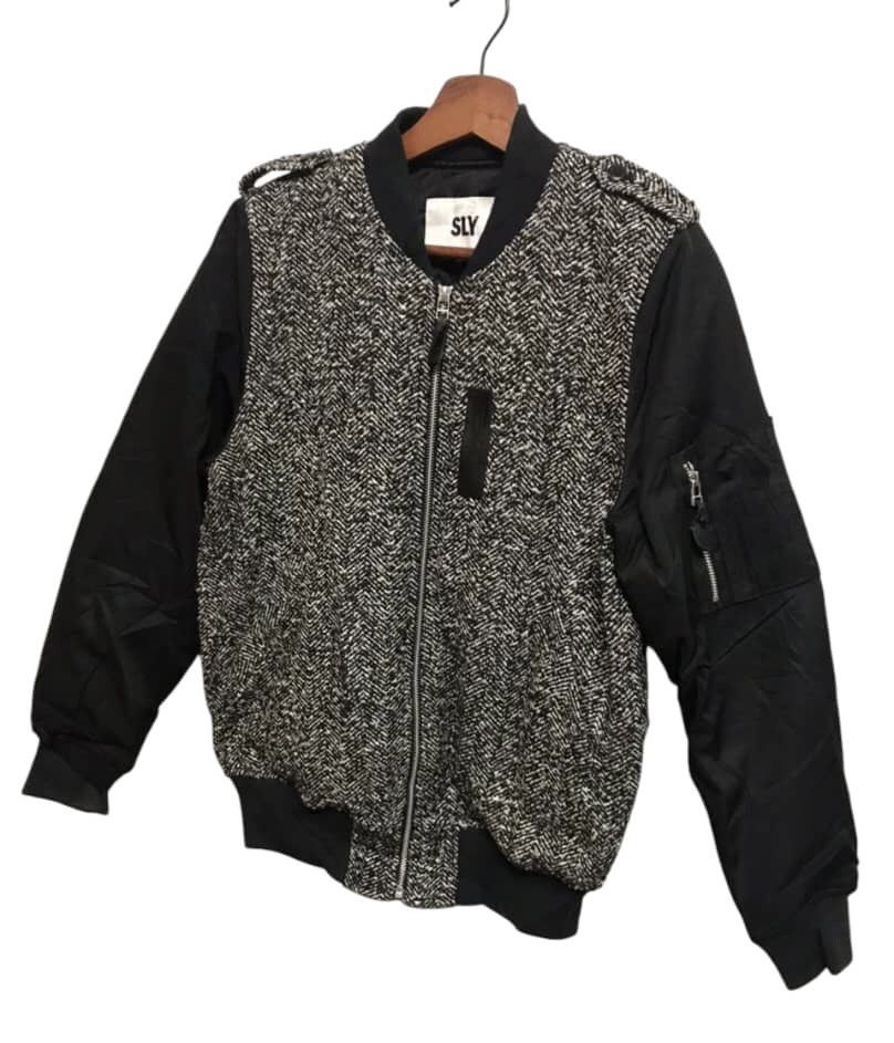Vintage SLY Bomber Jacket Size US M / EU 48-50 / 2 - 2 Thumbnail