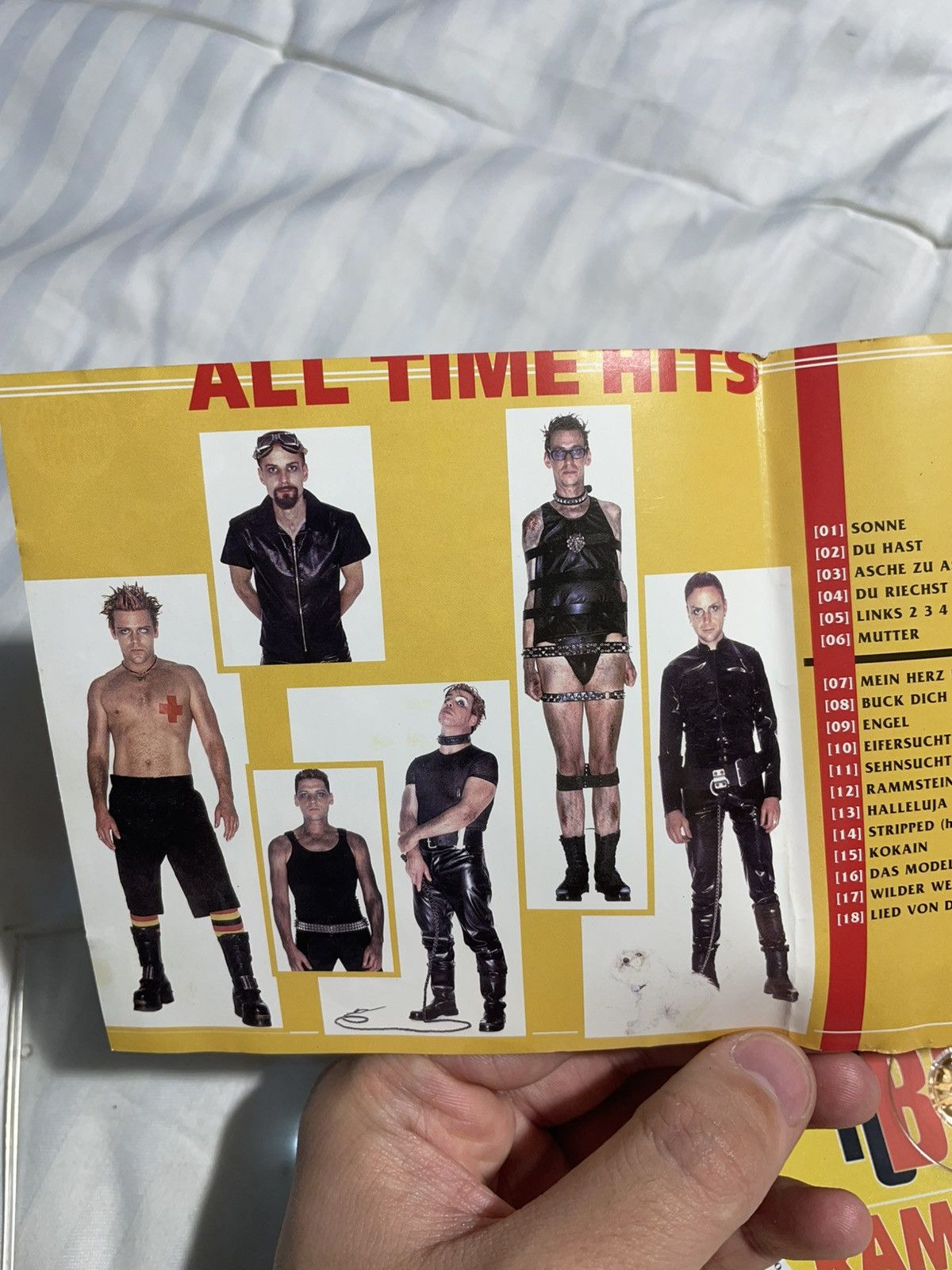 Vintage Vintage Rare Archive 2002 Rammstein All Time Hits CD Disc Size ONE SIZE - 8 Thumbnail