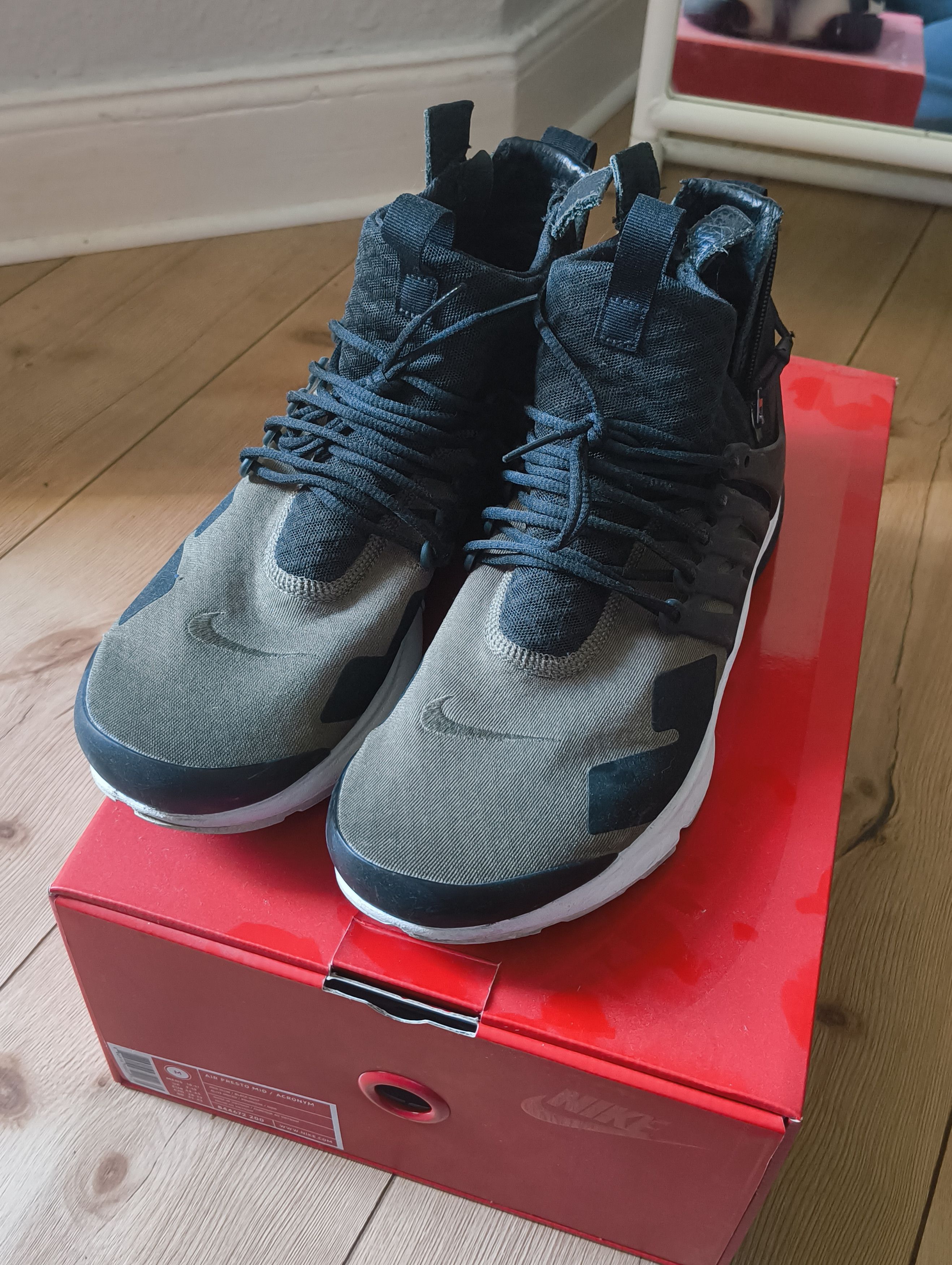 Acronym × Nike Acronym x Nike Presto Olive Black Size M Size US 11.5 / EU 44-45 - 2 Thumbnail