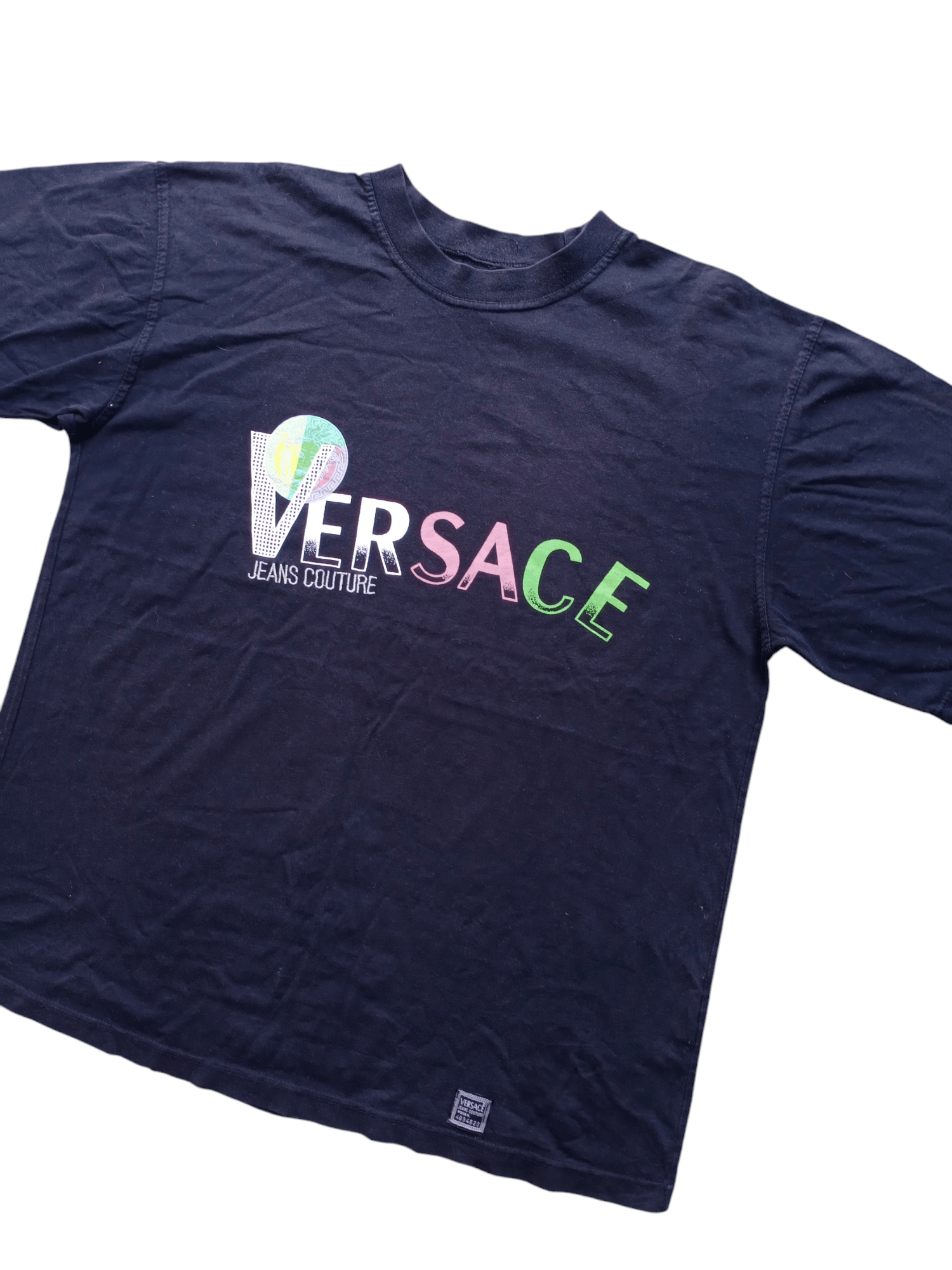 Versace Versace Jeans Couture Italy Tee Embroidery Gold Luxury Brand Size US L / EU 52-54 / 3 - 1 Thumbnail