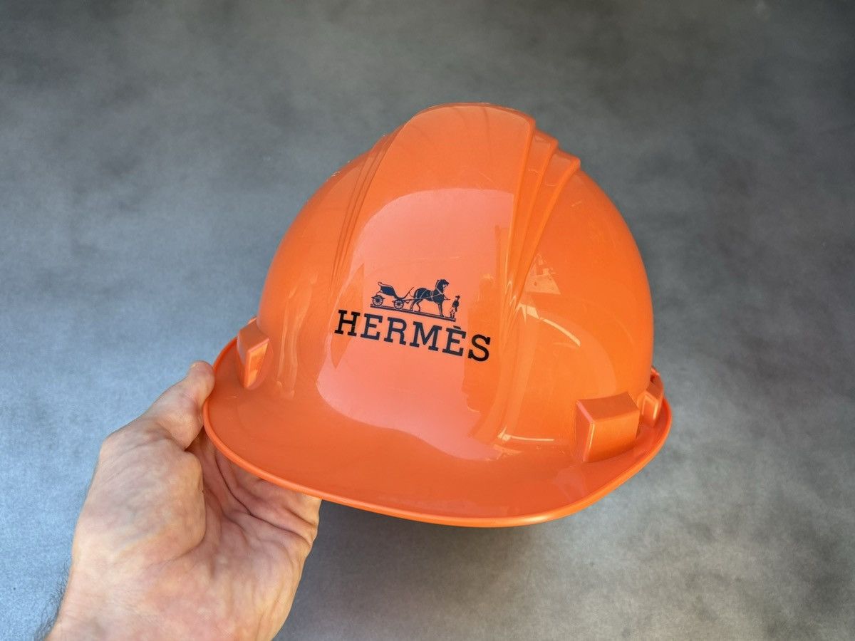 Designer × Hermes 2008 Hermes Hard Hat Hermès Toronto Construction Helmet Y2K Size ONE SIZE - 20 Thumbnail