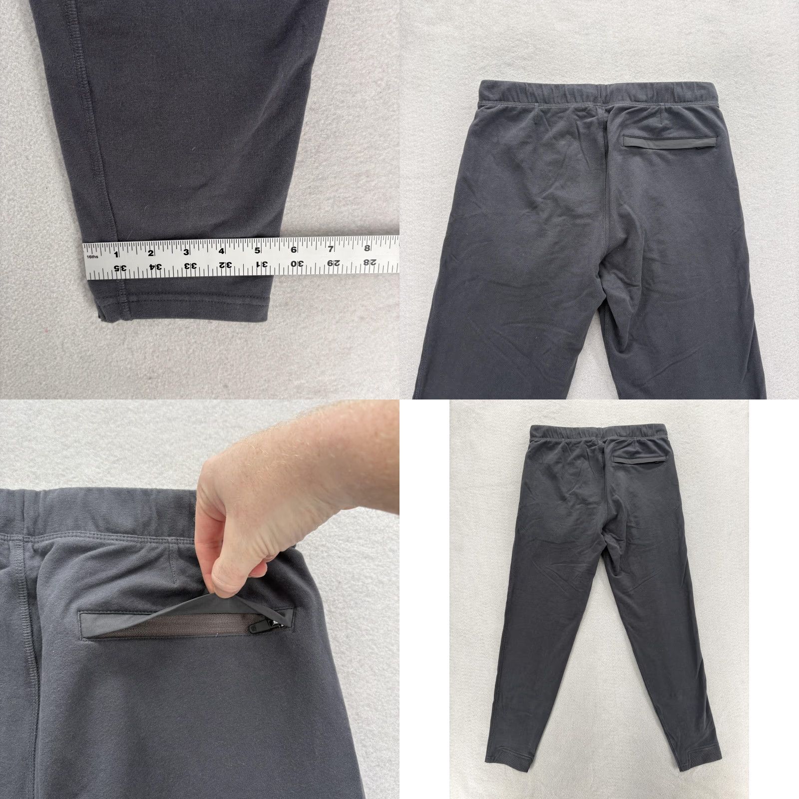 Vintage Mack Weldon Sweatpants Mens Small Tall Gray Stretch Tapered Everyday Jogger Pant Size US 29 - 8 Thumbnail