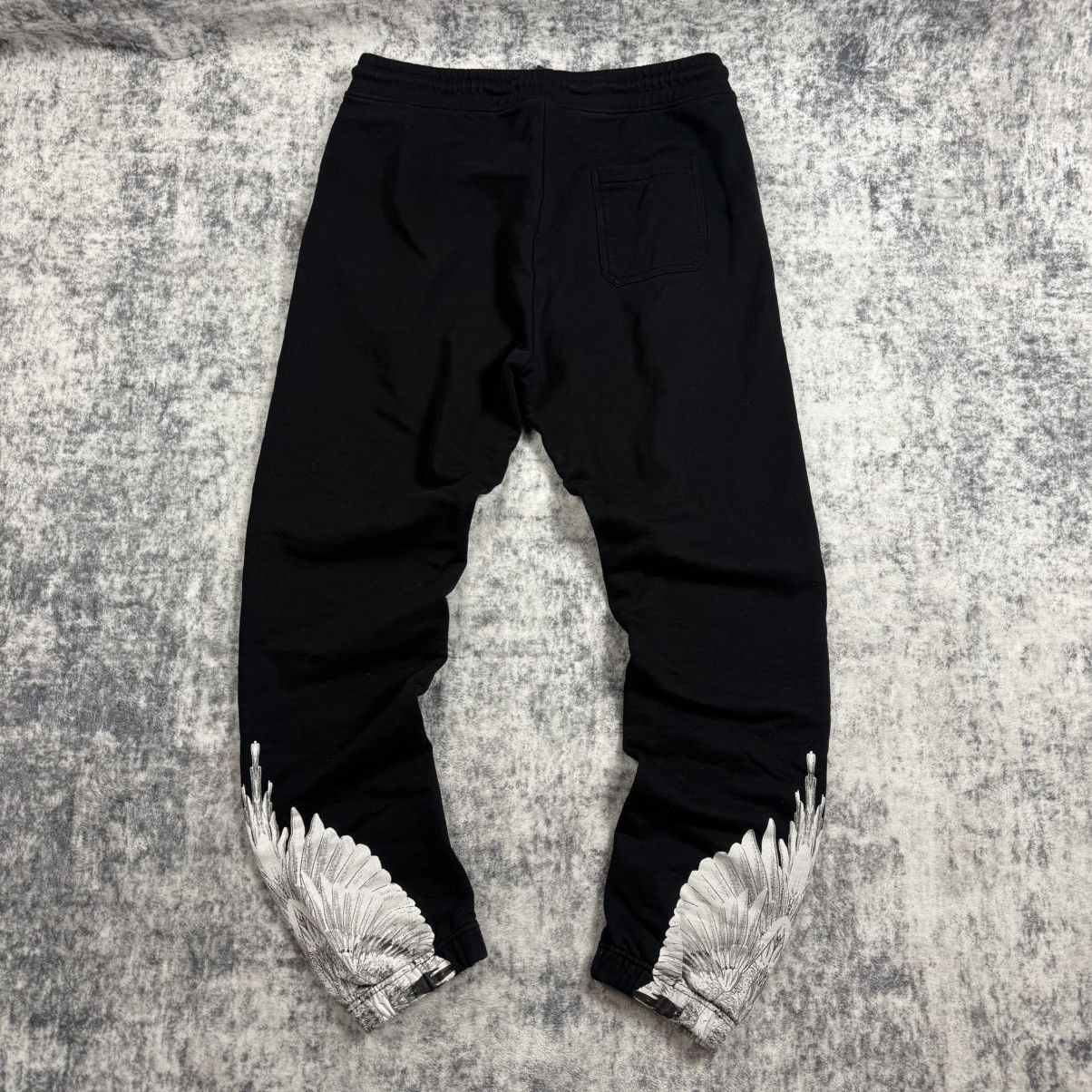 Marcelo Burlon Marcelo Burlo White Wings Track ‘Black’ Sweatpants Size US 36 / EU 52 - 6 Thumbnail