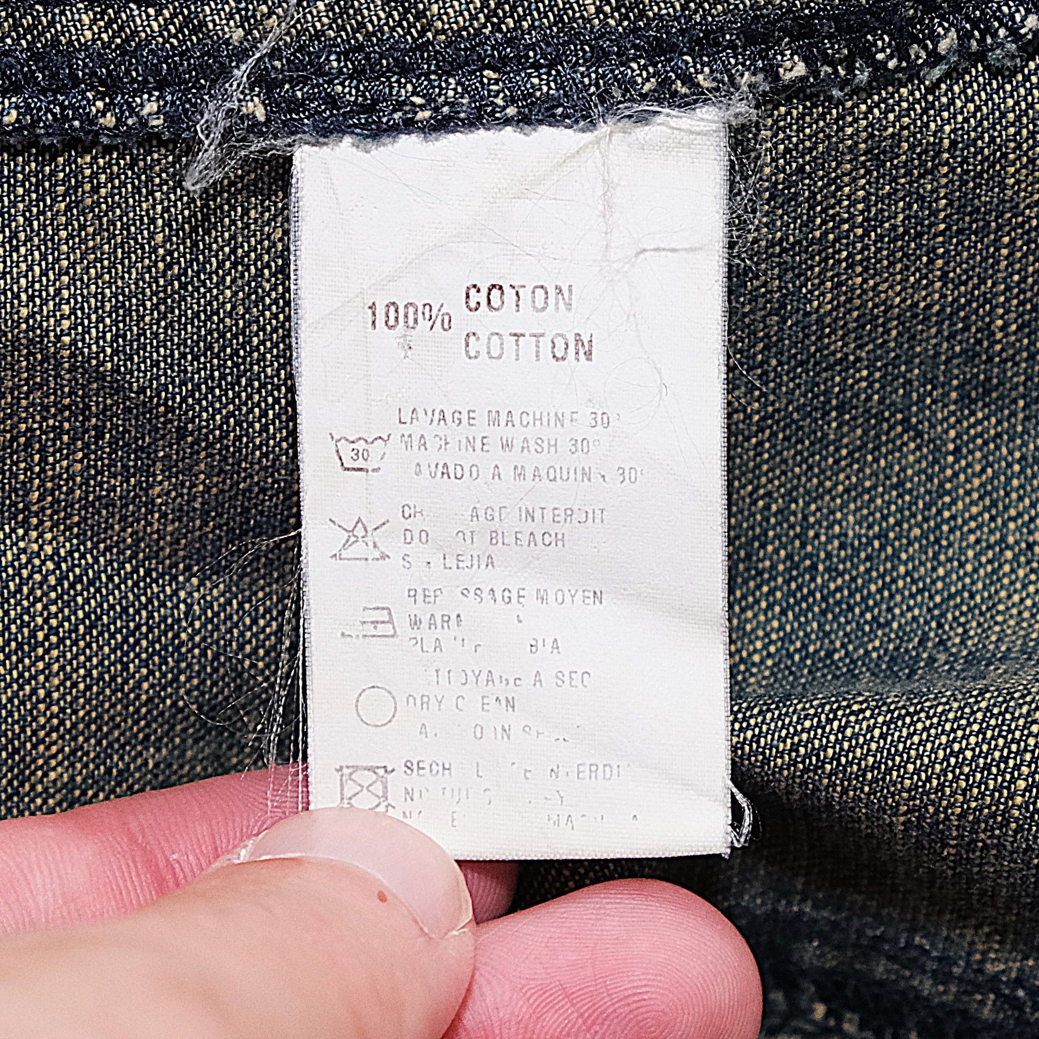 plein sud Napoleon Denim Button-Up Vest Size M / US 6-8 / IT 42-44 - 5 Thumbnail