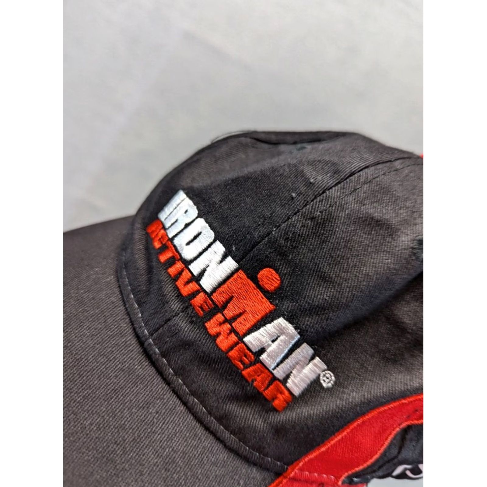 Vintage Ironman Active Wear Baseball Cap Men One Size Black Size ONE SIZE - 3 Thumbnail