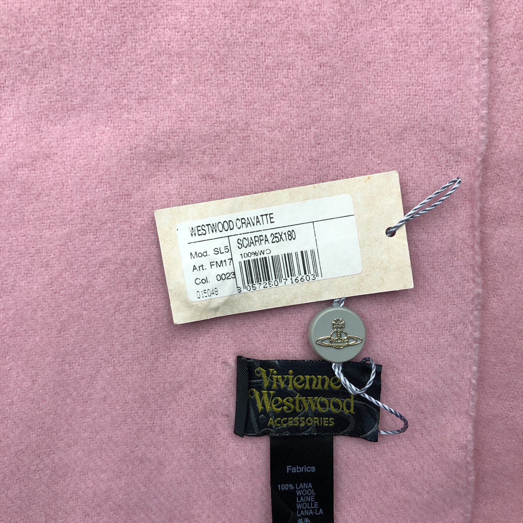 Japanese Brand NWT Vintage Vivienne Westwood Scarf Orbs Wool Neck Scarves Size ONE SIZE - 7 Thumbnail