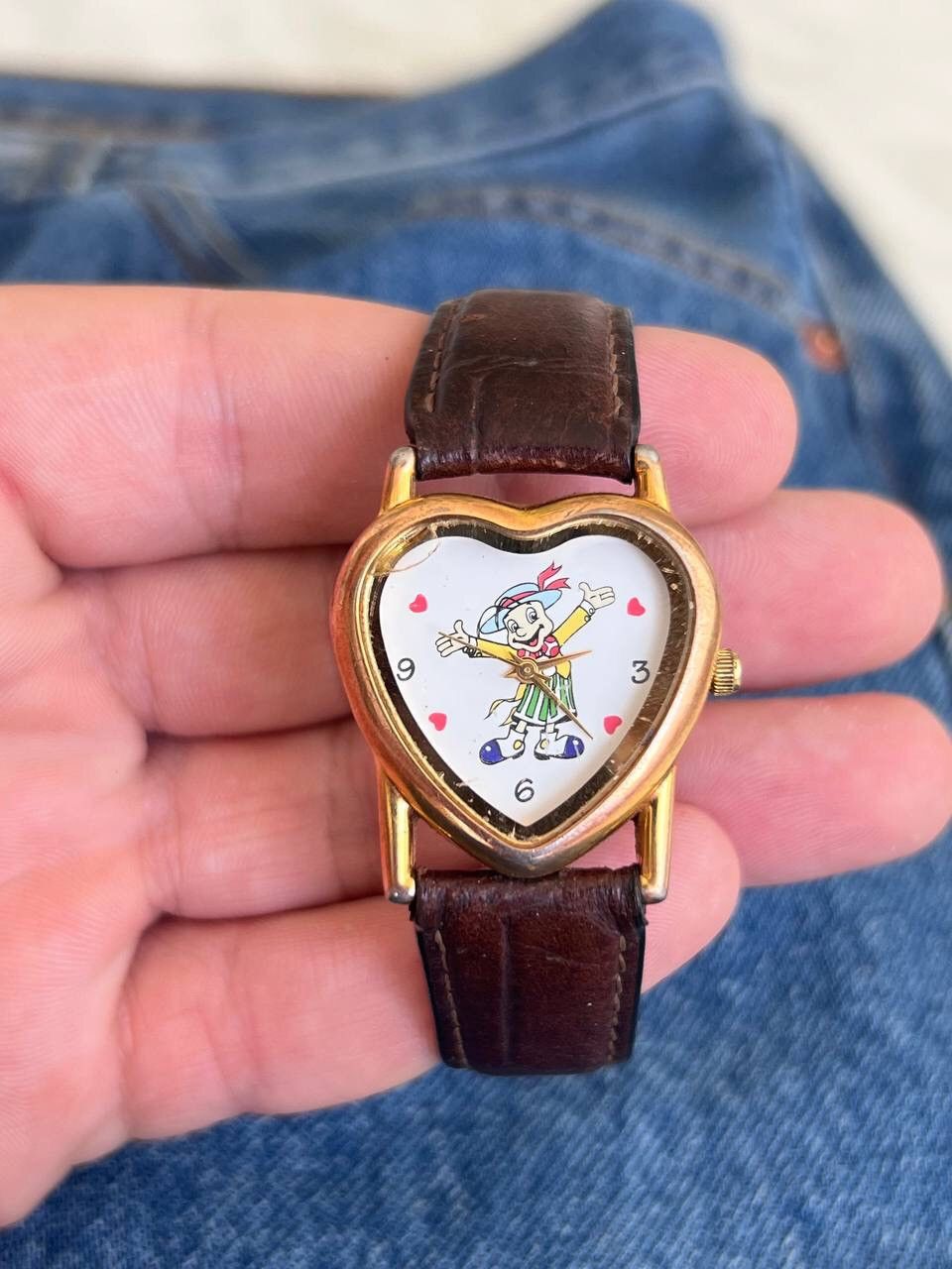Japanese Brand × Vintage Vintage ❤️ Heart Japanese style futuristic Steel Watch Size ONE SIZE - 1 Thumbnail