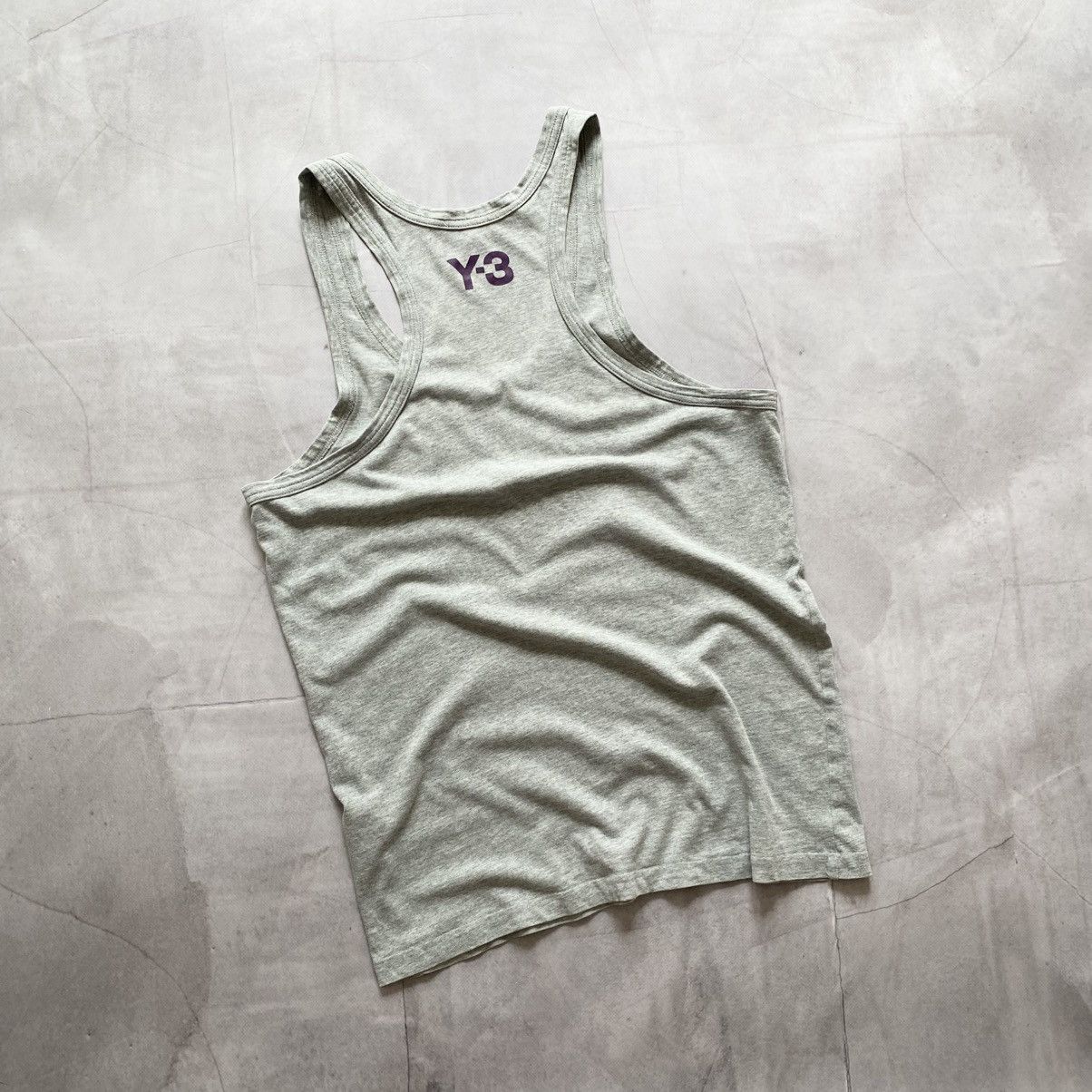 Adidas X Yohji Yamamoto 2006 Y-3 Logo Tank Top Tee